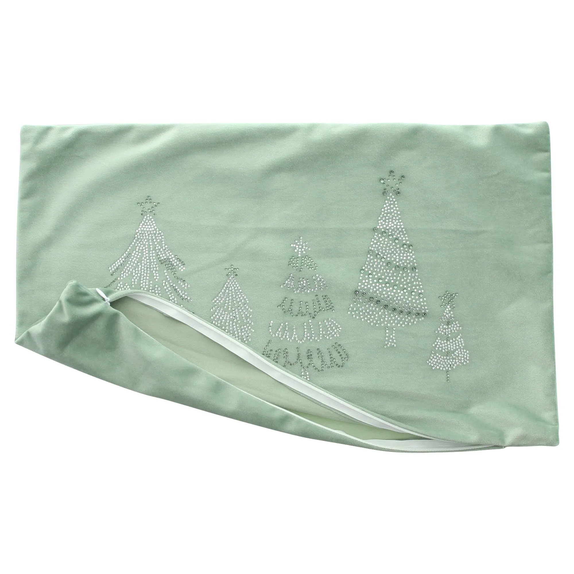 Kissenhülle "Silver Tree"  im Frank Flechtwaren Online Shop für Weihnachtliche Kissen &amp; Kissenhüllen kaufen