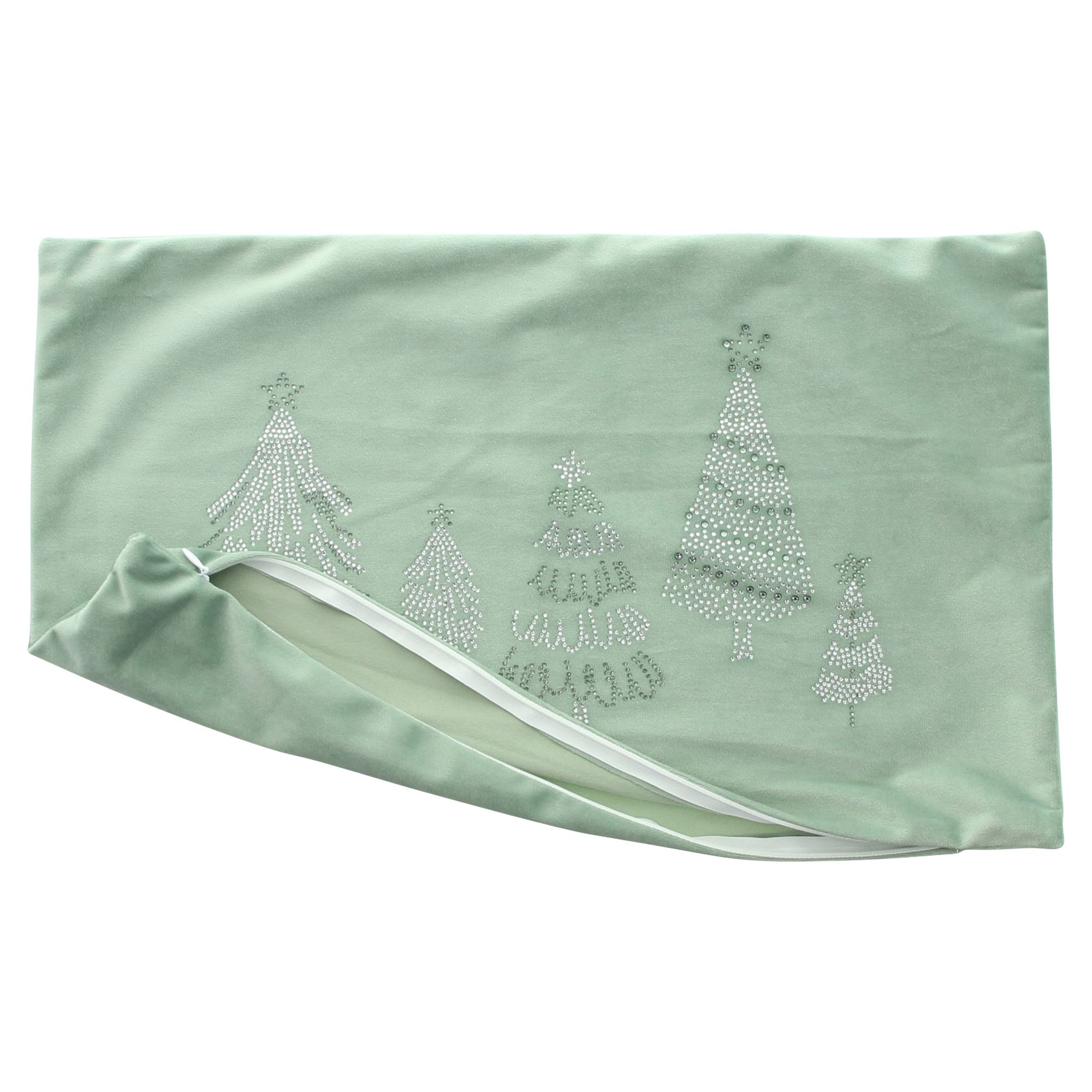Kissenhülle "Silver Tree"  im Frank Flechtwaren Online Shop für Weihnachtliche Kissen &amp; Kissenhüllen kaufen