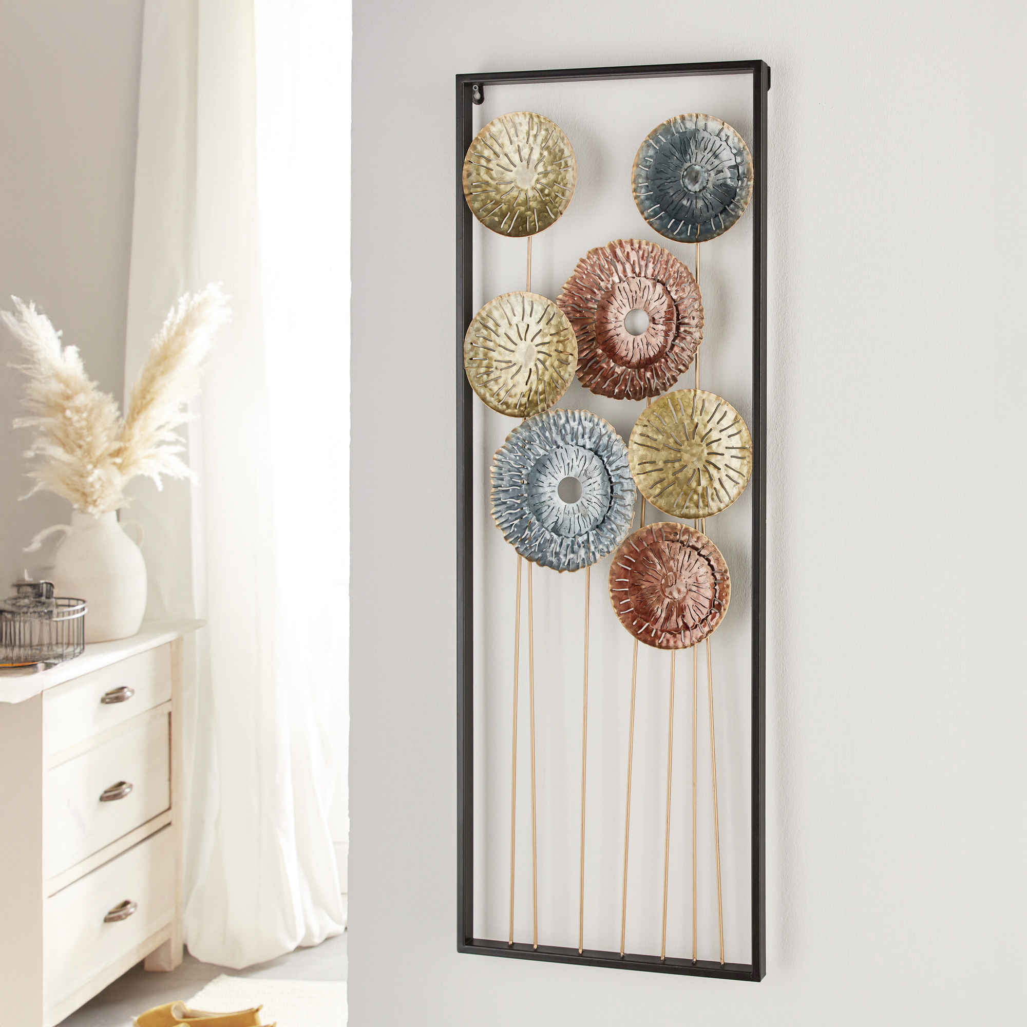Bild "Metallic-Blumen"  im Frank Flechtwaren Online Shop kaufen