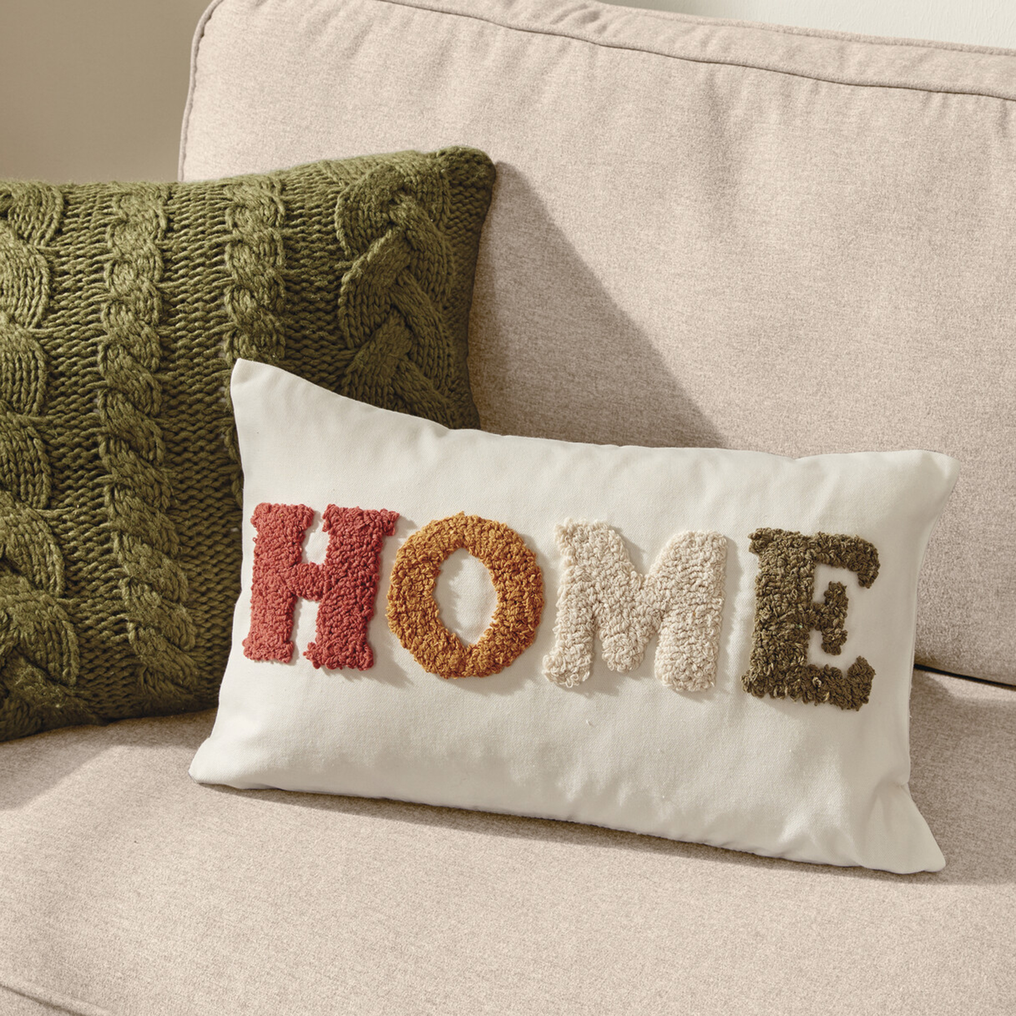 Kissenhülle "Home"  im Frank Flechtwaren Online Shop kaufen