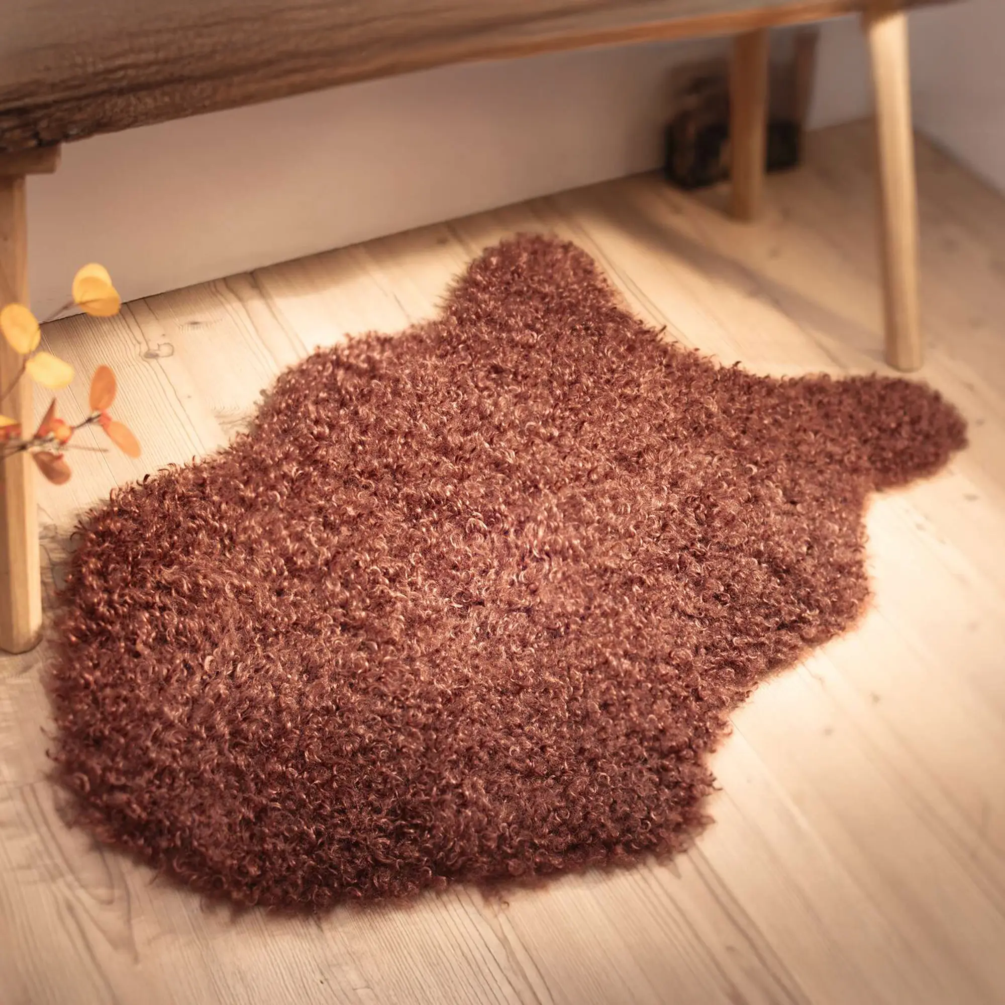 Kunstfell "Rusty Curls"  im Frank Flechtwaren Online Shop kaufen