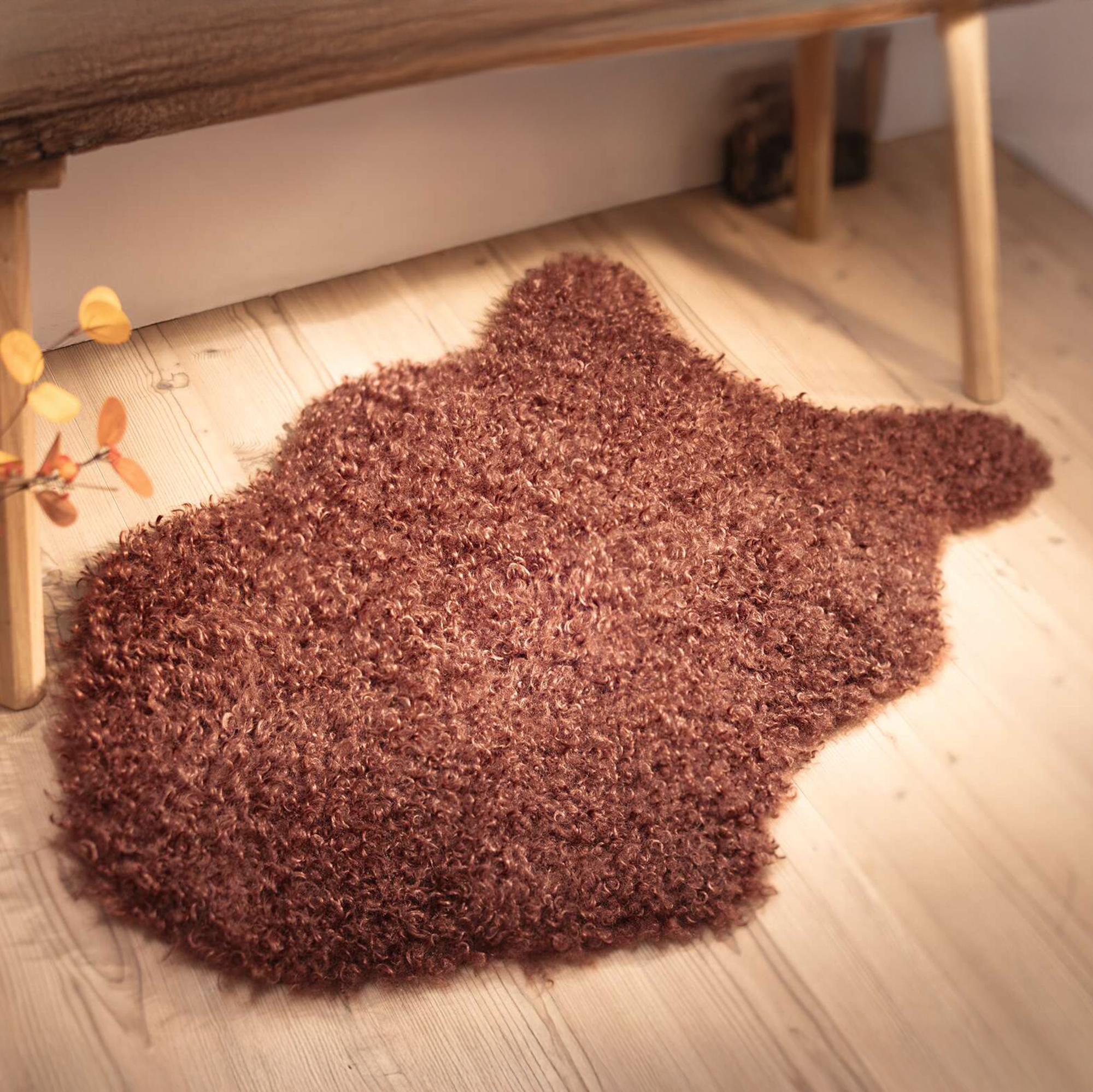 Kunstfell "Rusty Curls"  im Frank Flechtwaren Online Shop kaufen