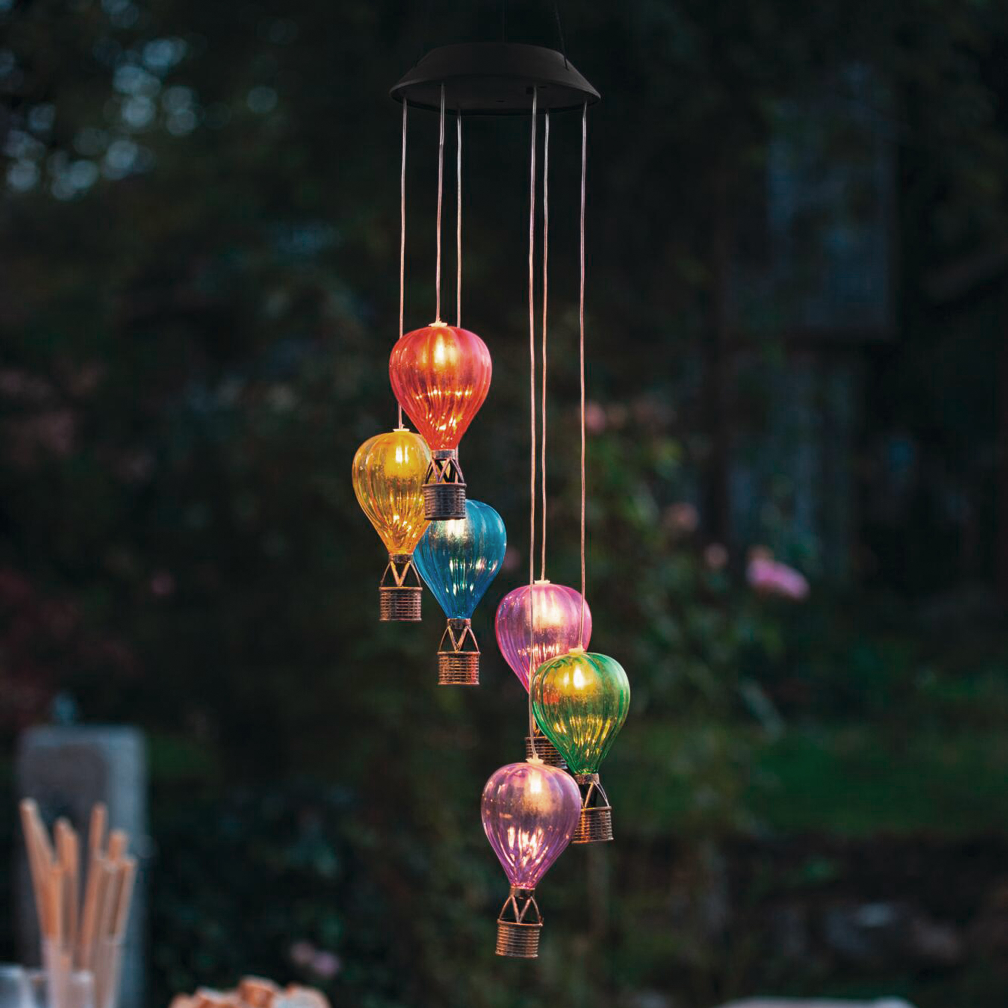 Solar-Mobile "Heißluftballons"  im Frank Flechtwaren Online Shop für Gerade eingetroffen kaufen