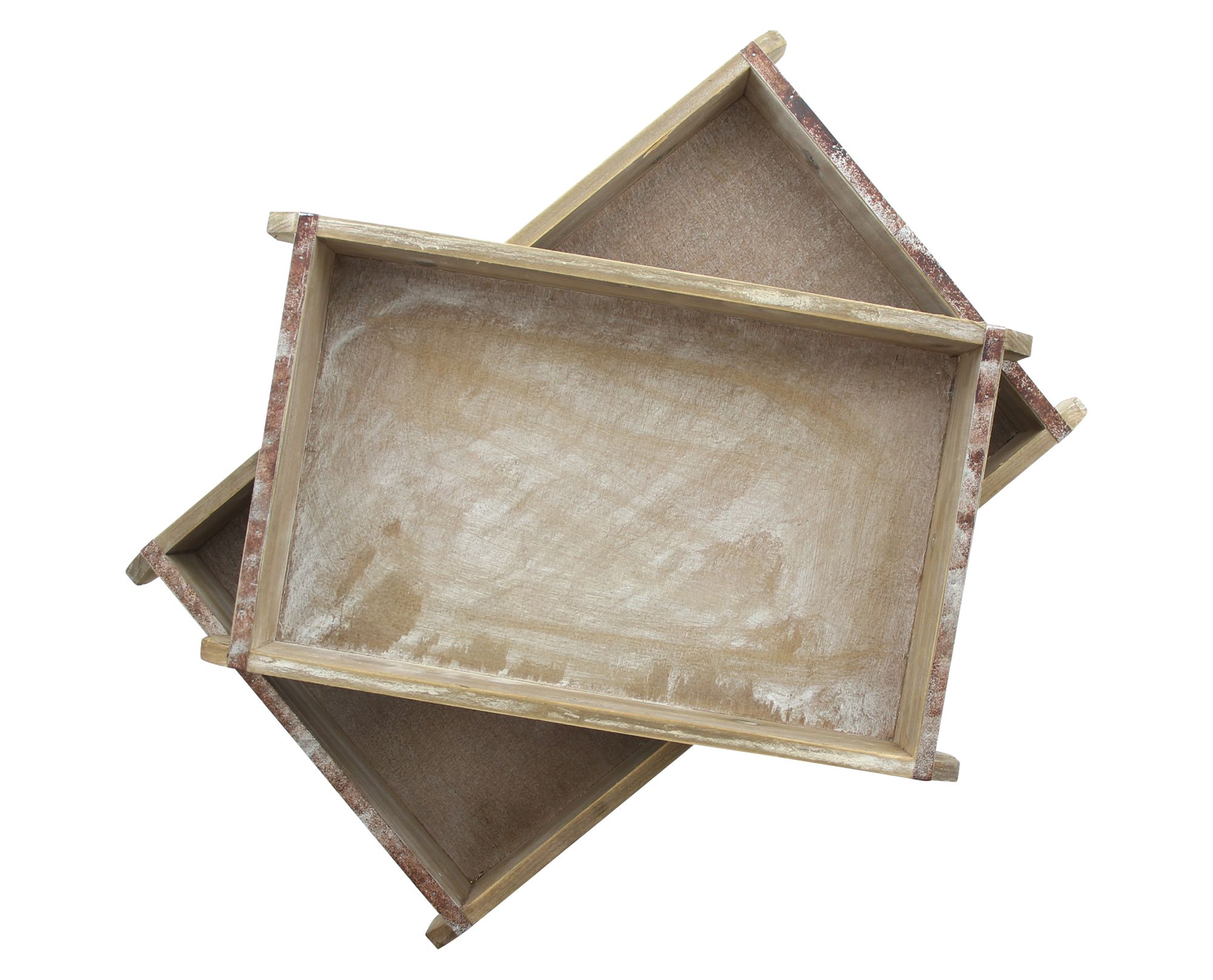 Holztablett "Industrial", 2er Set im Frank Flechtwaren Online Shop für Bella Italia kaufen Holztablett "Industrial", 2er Set im Frank Flechtwaren Online Shop für Bella Italia kaufen