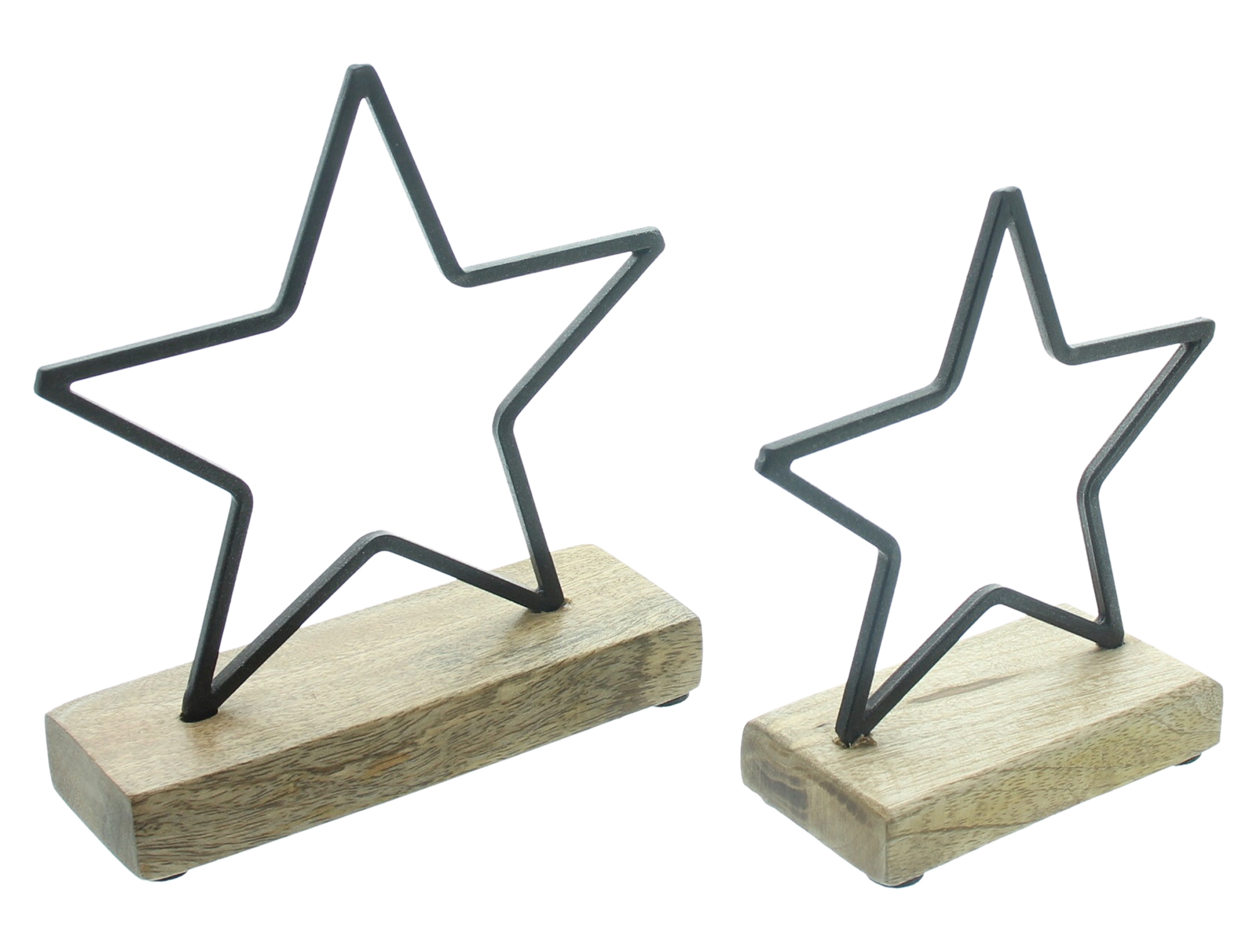 Stern "Black", 2er Set  im Frank Flechtwaren Online Shop für Gerade eingetroffen kaufen