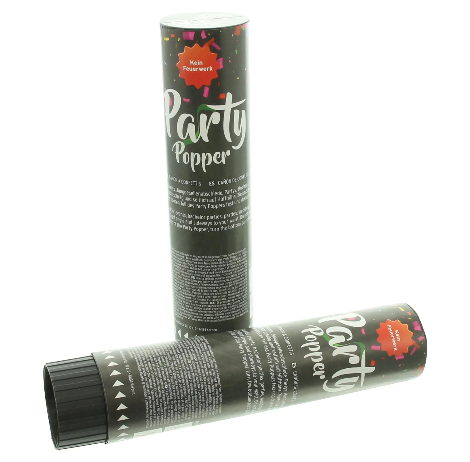 Party Popper "Konfetti", 2er Set  im Frank Flechtwaren Online Shop kaufen