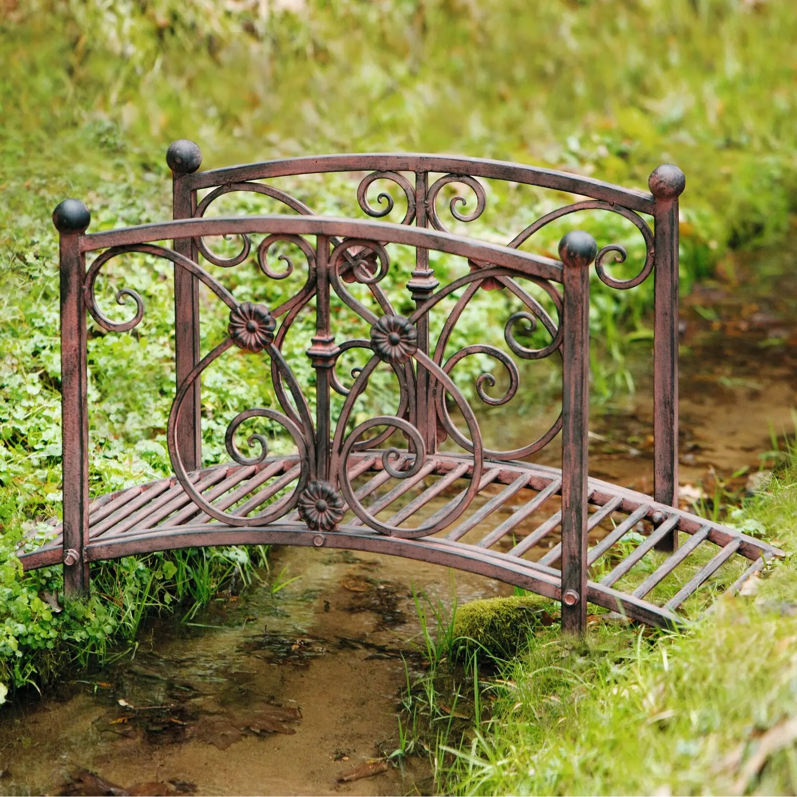 Dekobrücke "Bachlauf"  im Frank Flechtwaren Online Shop kaufen