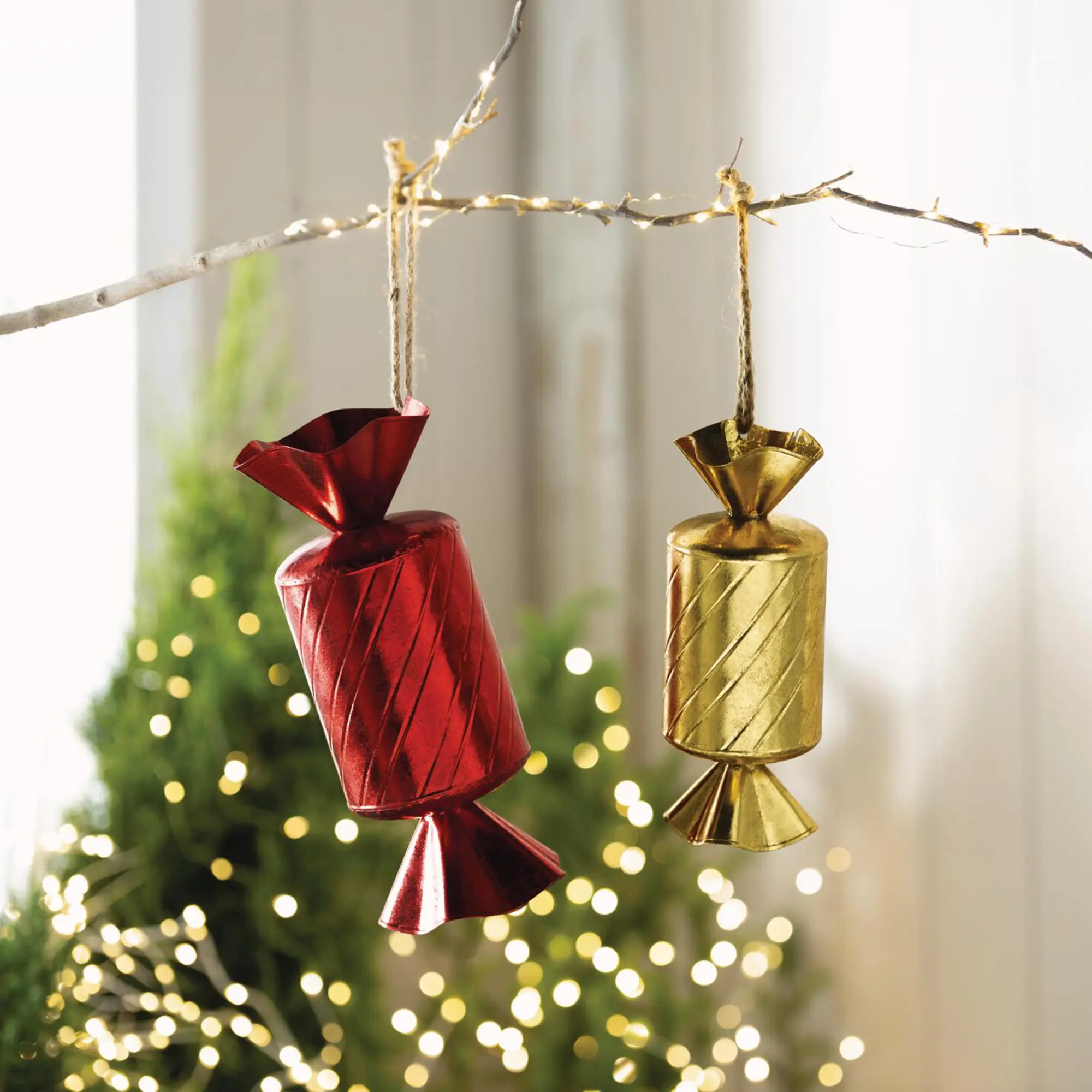 Geschenk-Deko "Bonbon", 2er Set  im Frank Flechtwaren Online Shop kaufen