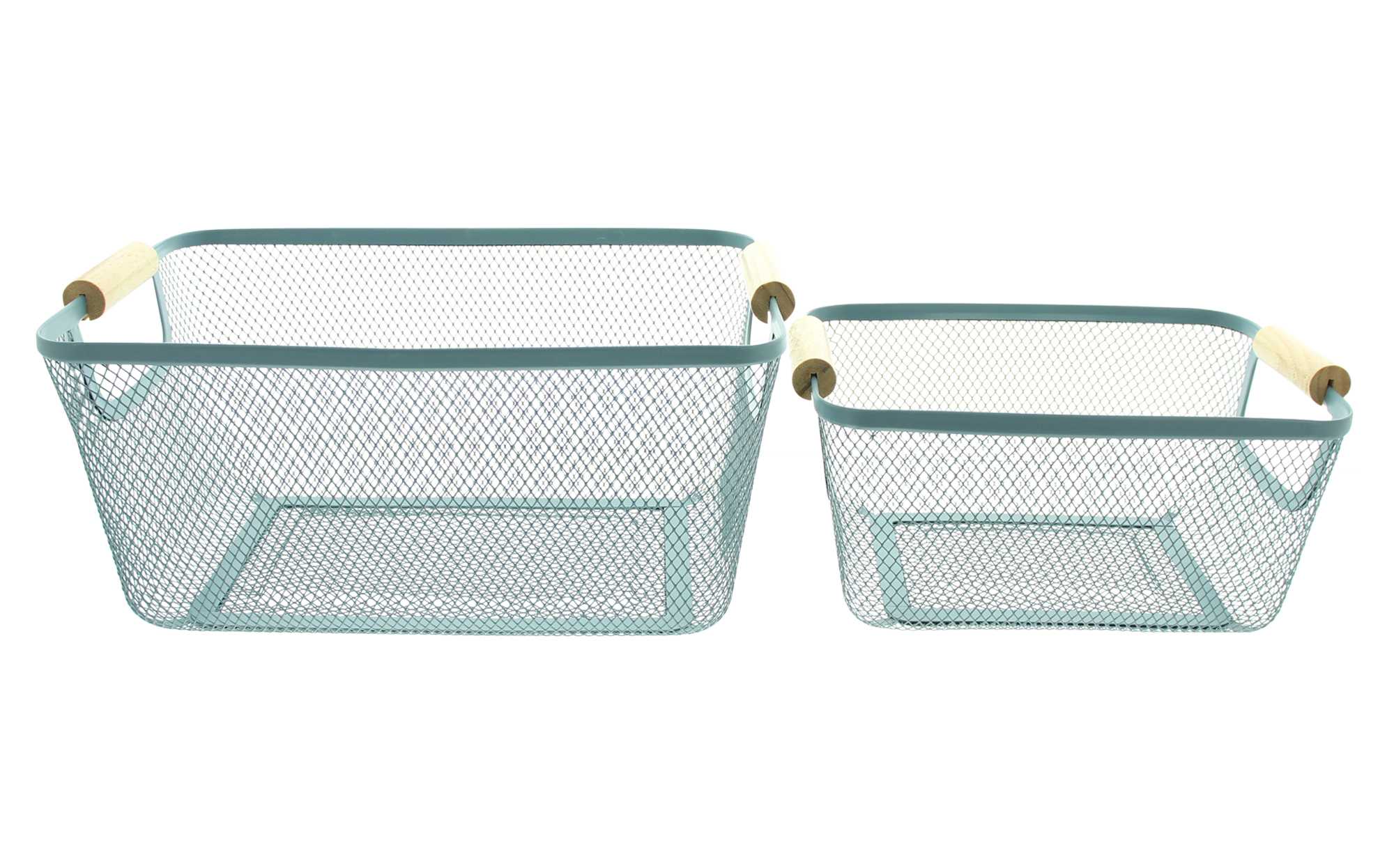 Füllkorb "Smoke Blue", 2er Set im Frank Flechtwaren Online Shop für Küche kaufen Füllkorb "Smoke Blue", 2er Set im Frank Flechtwaren Online Shop für Küche kaufen