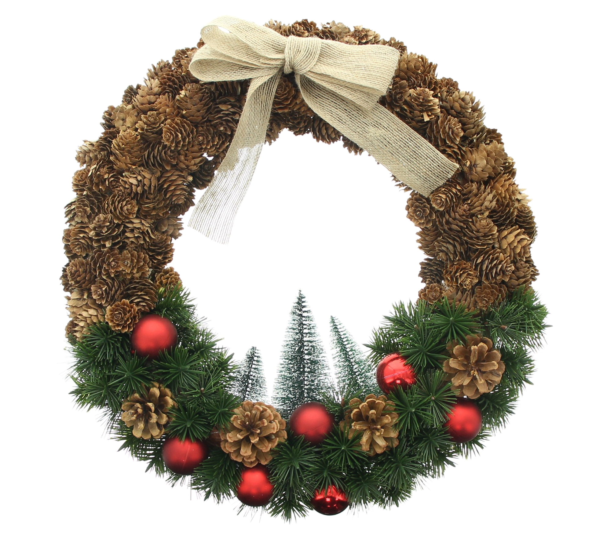 Kranz "Weihnachtswäldchen"  im Frank Flechtwaren Online Shop für Weihnachtliche Kränze kaufen