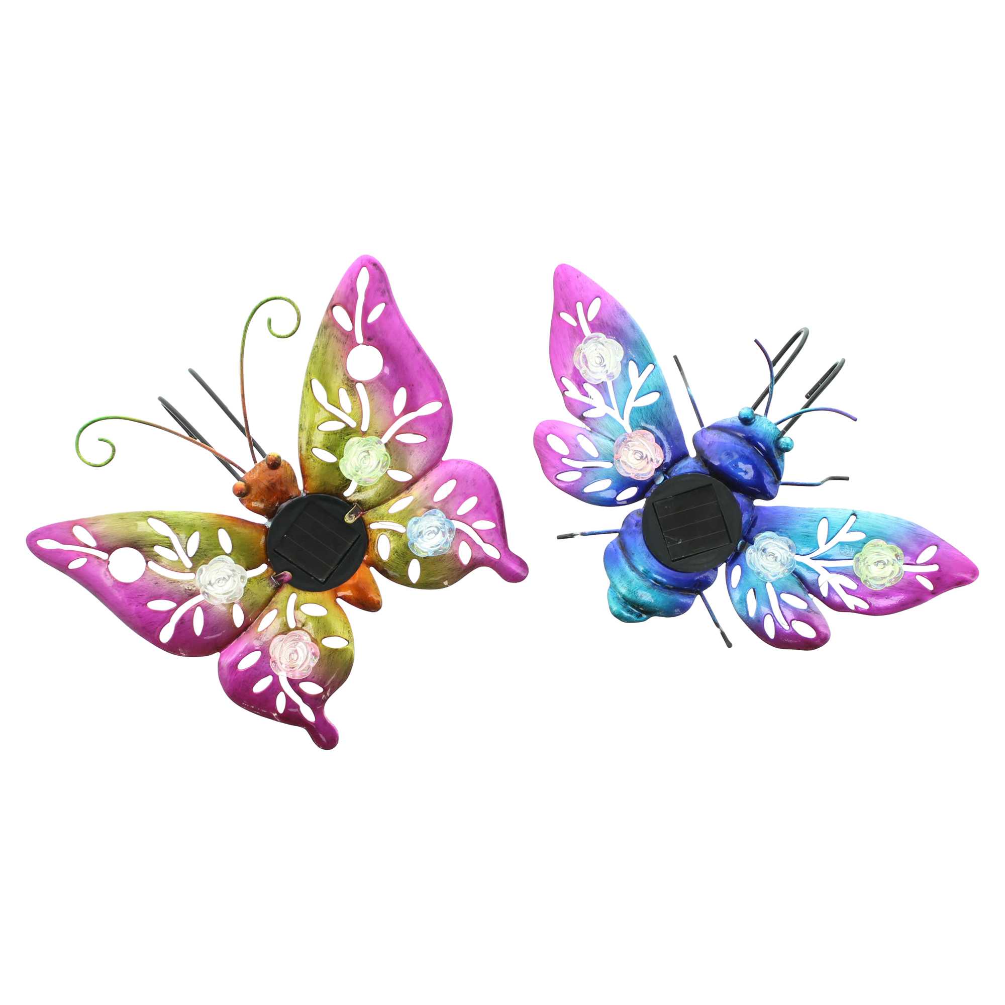 Solar-Deko "Butterfly & Beetle", 2er Set im Frank Flechtwaren Online Shop für LED-Dekoobjekte kaufen Solar-Deko "Butterfly & Beetle", 2er Set im Frank Flechtwaren Online Shop für LED-Dekoobjekte kaufen