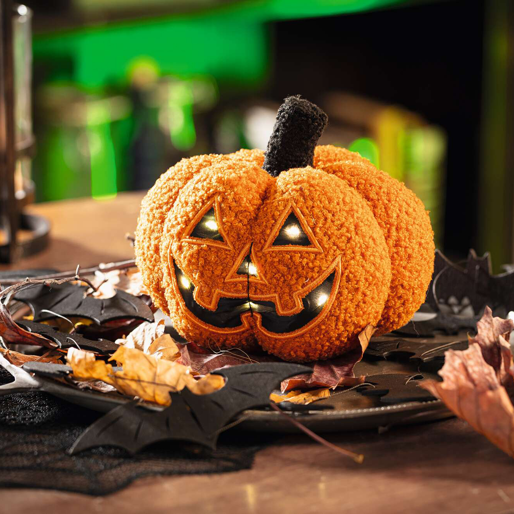 LED-Deko "Halloween-Kürbis"  im Frank Flechtwaren Online Shop kaufen