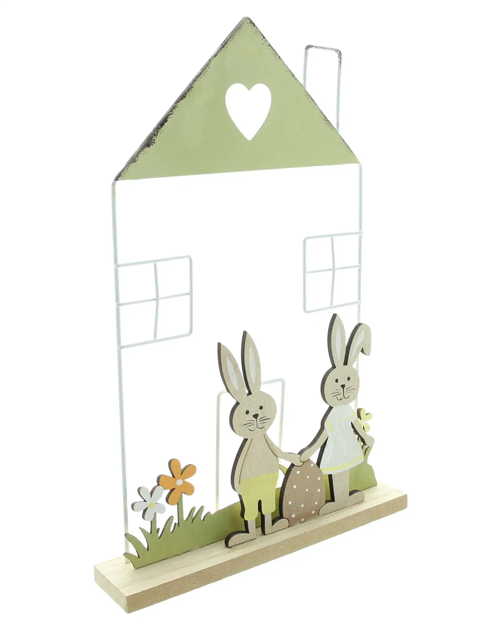 Hasenhaus "Blumenwiese"  im Frank Flechtwaren Online Shop für Hasen &amp; Co kaufen