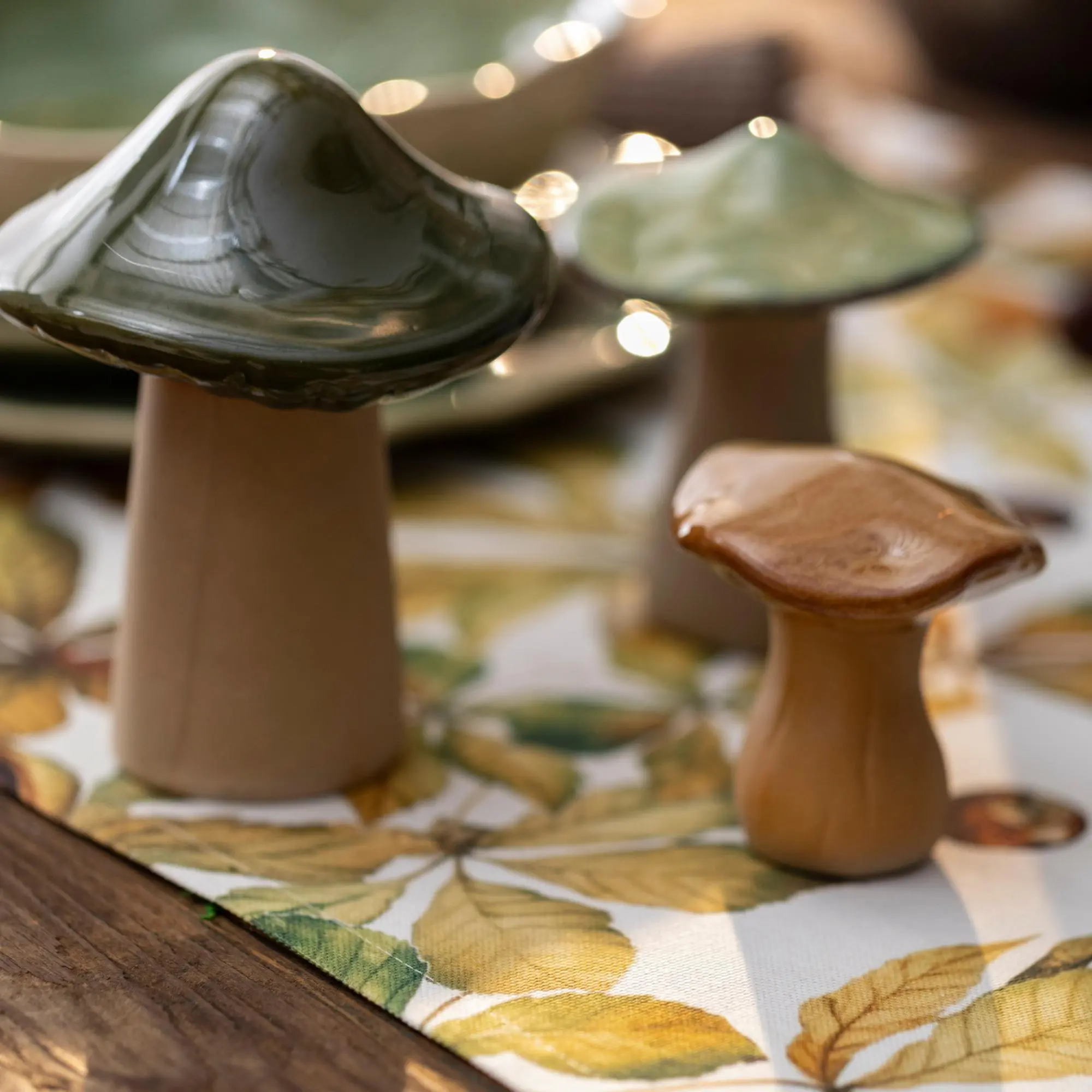 Deko-Pilz "Savanna", 3er Set  im Frank Flechtwaren Online Shop für Waldspaziergang kaufen