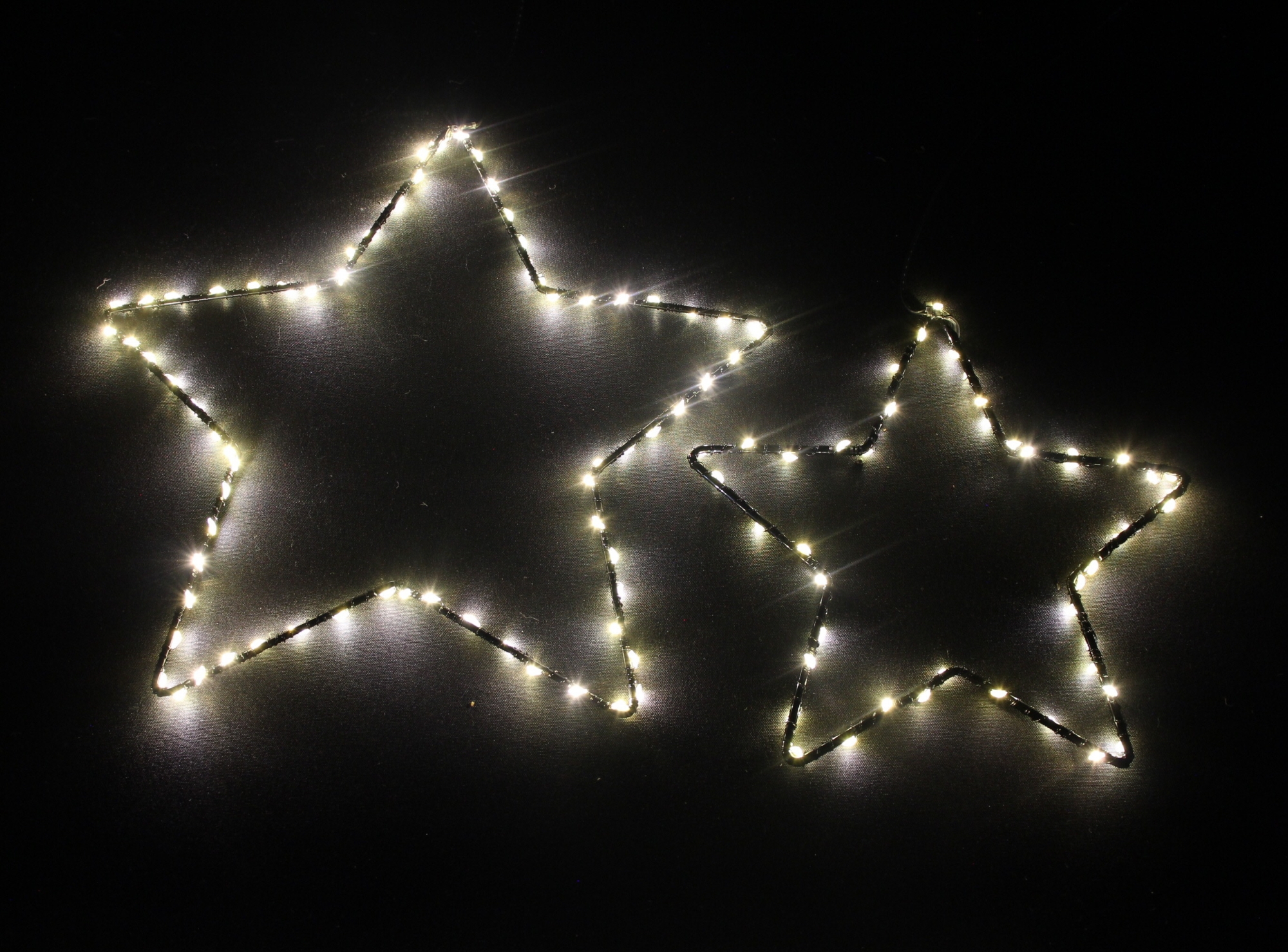 LED-Hänger "Stern", 2er Set  im Frank Flechtwaren Online Shop für Titelserie Weihnachten kaufen