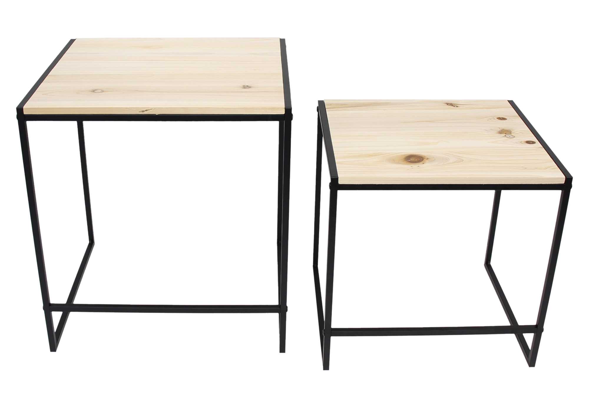 Acheter Lot de 2 tables d'appoint "moderne" dans la boutique en ligne de Frank Flechtwaren pour Noël Acheter Lot de 2 tables d'appoint "moderne" dans la boutique en ligne de Frank Flechtwaren pour Noël