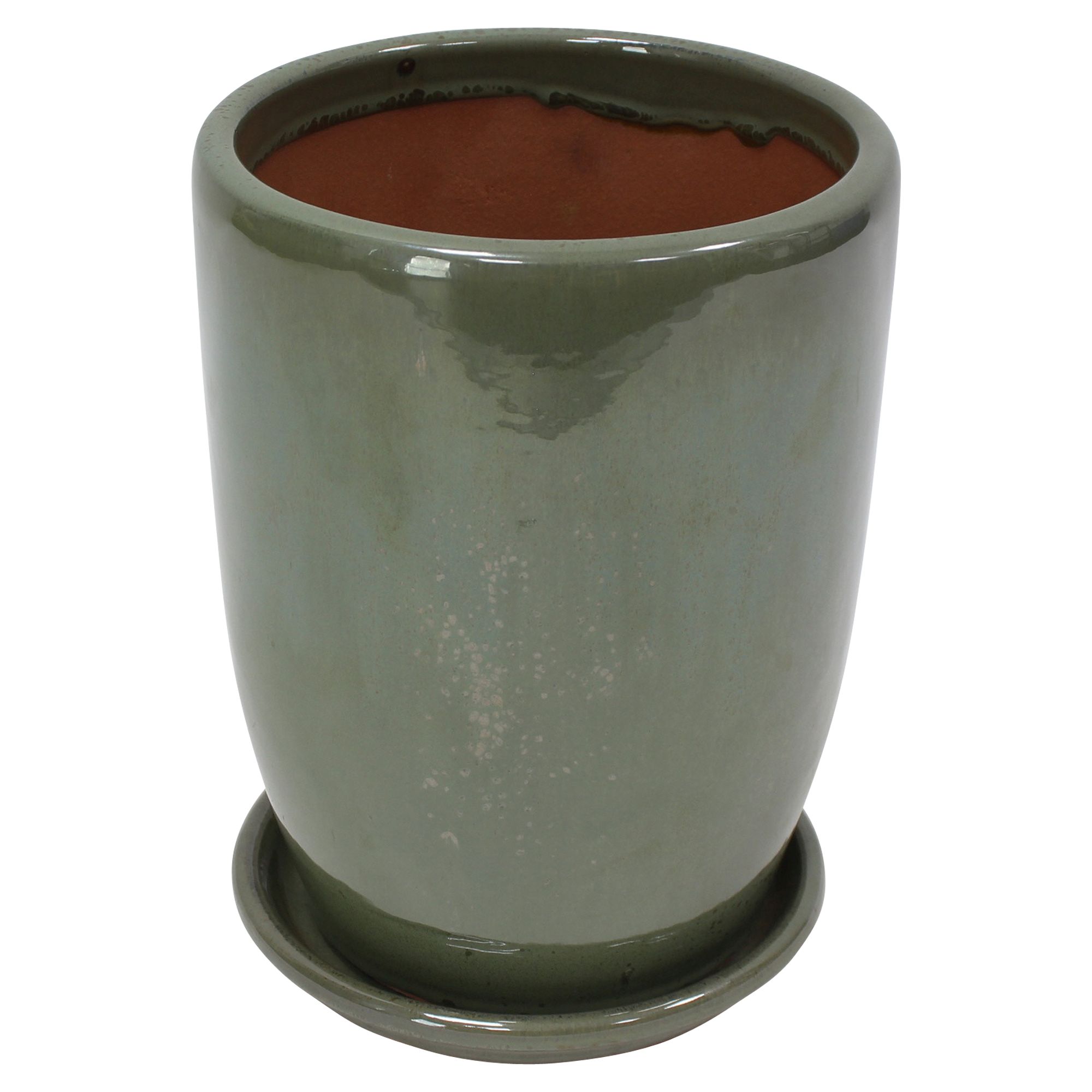 Pflanztopf "Olive Garden" mit Untersetzer, 2tlg.  im Frank Flechtwaren Online Shop für Pflanztöpfe kaufen