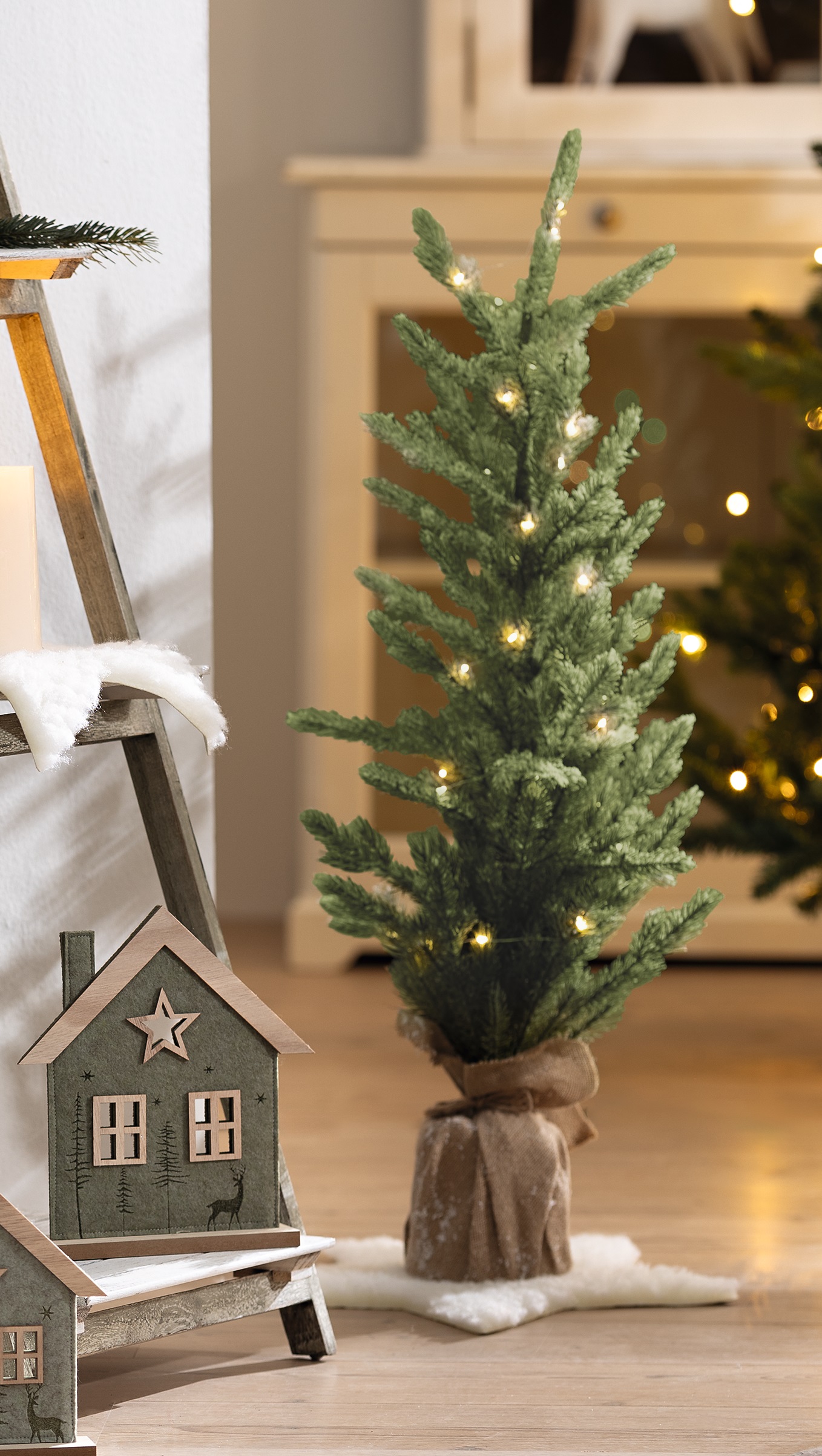 LED-Baum "Weihnachtszeit"  im Frank Flechtwaren Online Shop kaufen