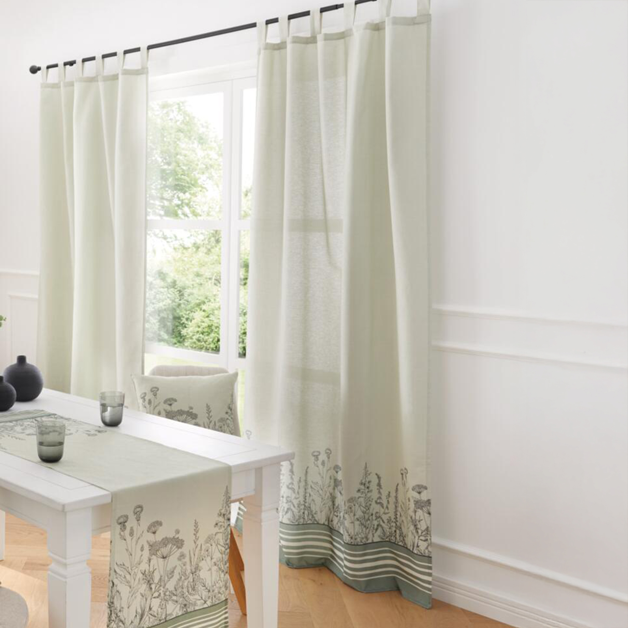 Vorhang "Wiesenblumen"  im Frank Flechtwaren Online Shop kaufen