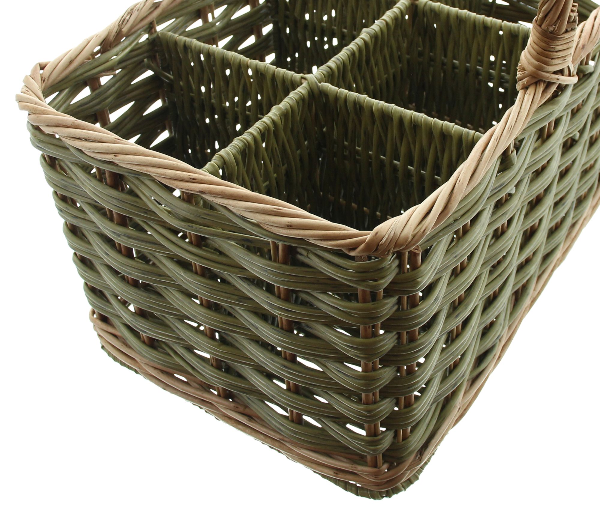 Flaschenkorb "Washed Green", für 6 Flaschen im Frank Flechtwaren Online Shop für Flaschenkörbe kaufen Flaschenkorb "Washed Green", für 6 Flaschen im Frank Flechtwaren Online Shop für Flaschenkörbe kaufen