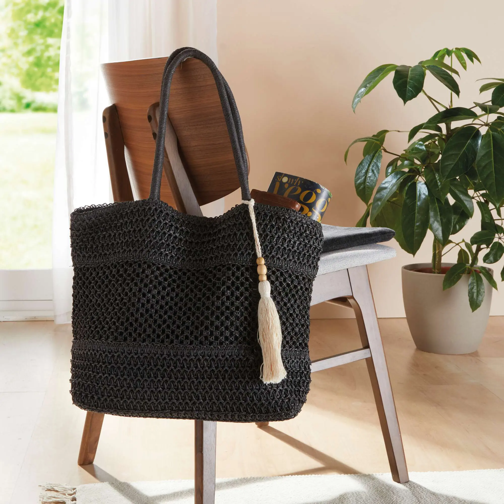 Häkeltasche "Papierschnur"  im Frank Flechtwaren Online Shop kaufen