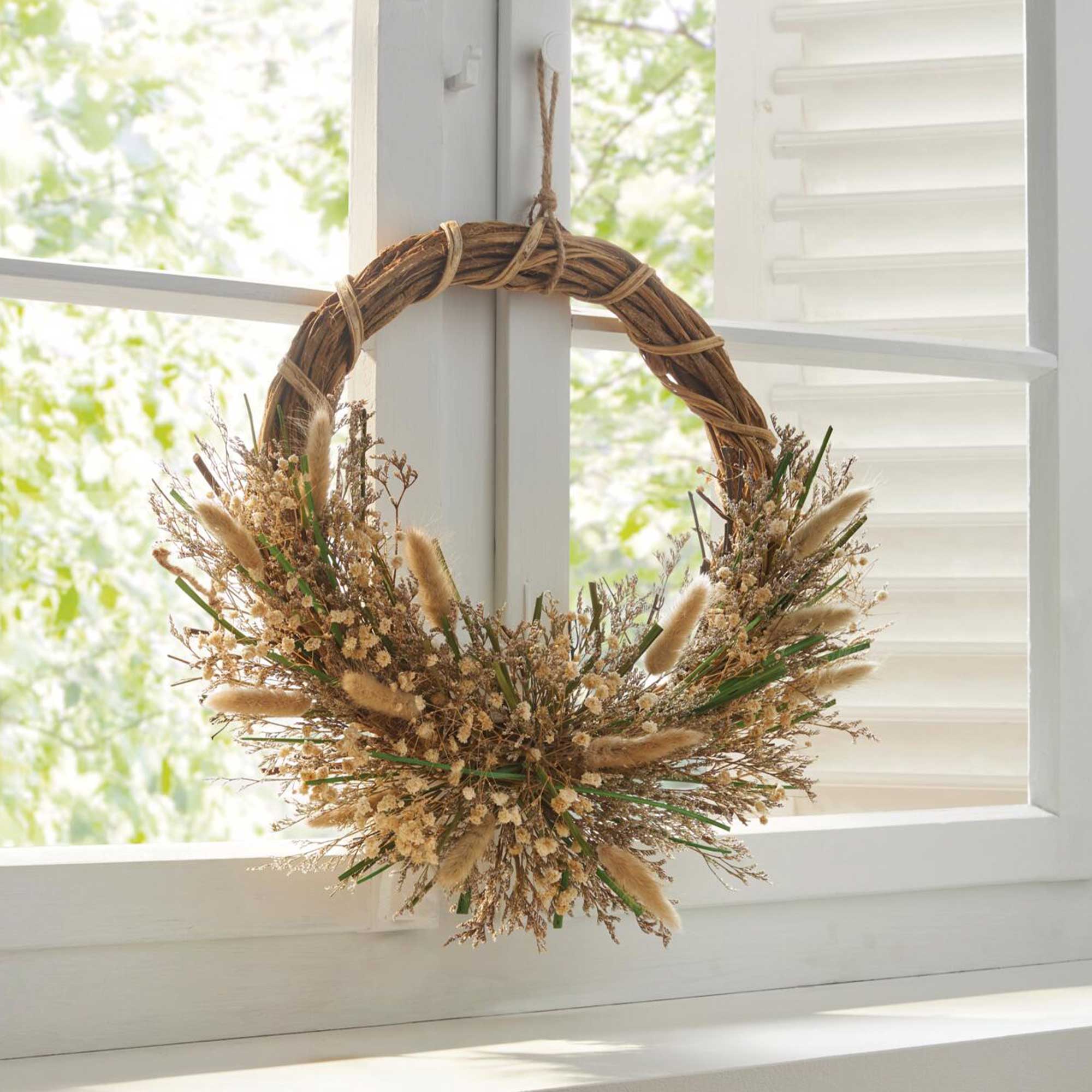 Kranz "Flower Whispers"  im Frank Flechtwaren Online Shop kaufen