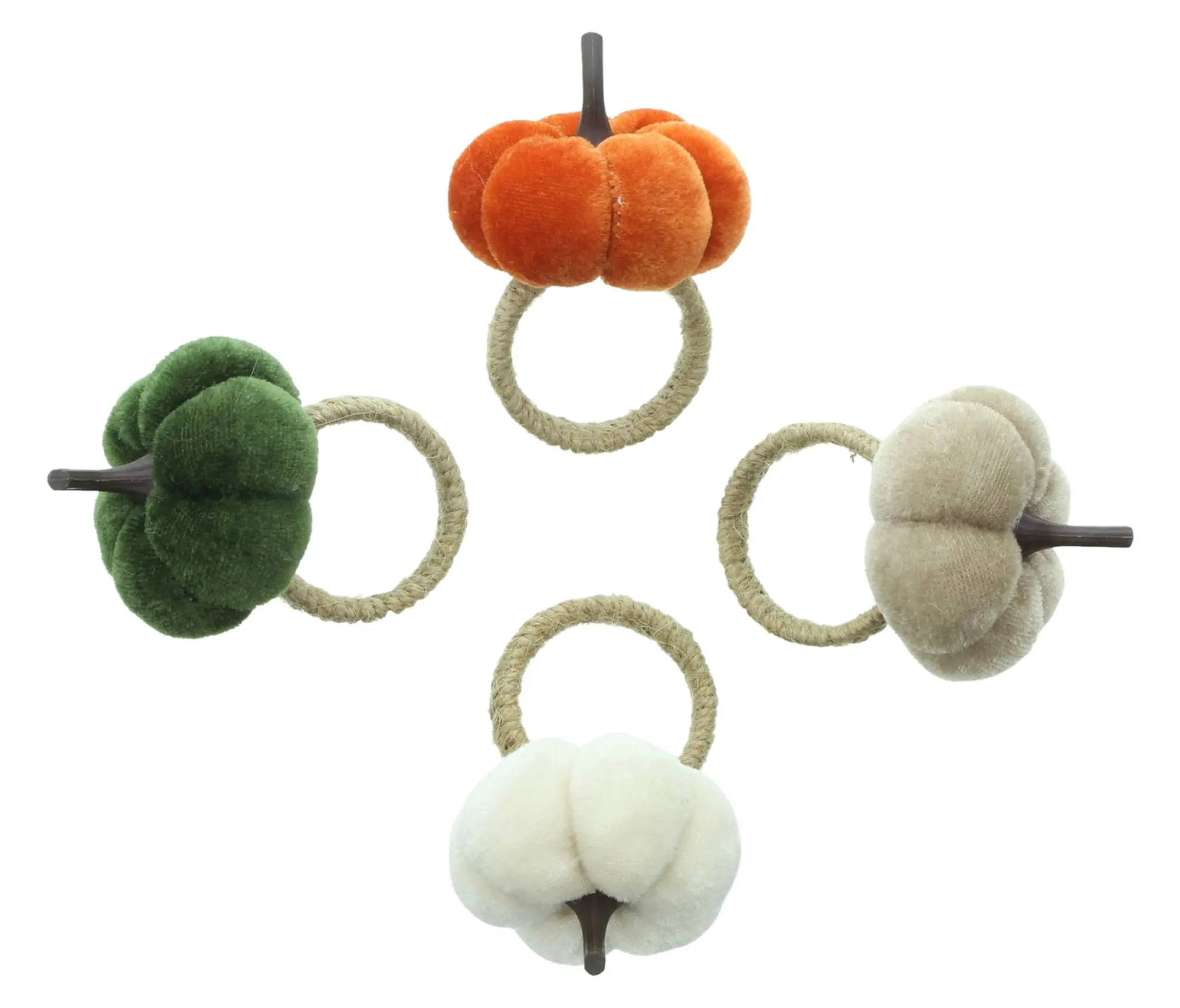 Serviettenring "Kürbis", 4er Set  im Frank Flechtwaren Online Shop kaufen