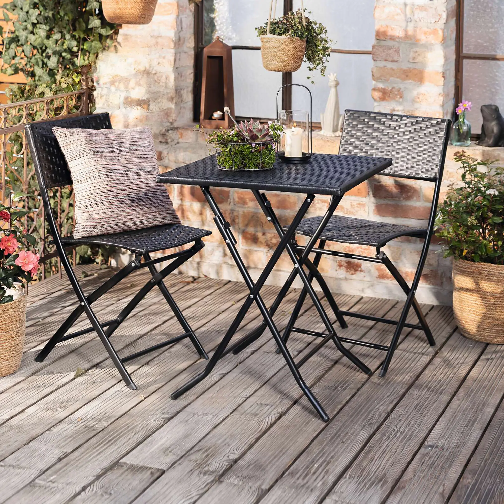 Bistro-Set "Pure Elegance", 3tlg.  im Frank Flechtwaren Online Shop kaufen