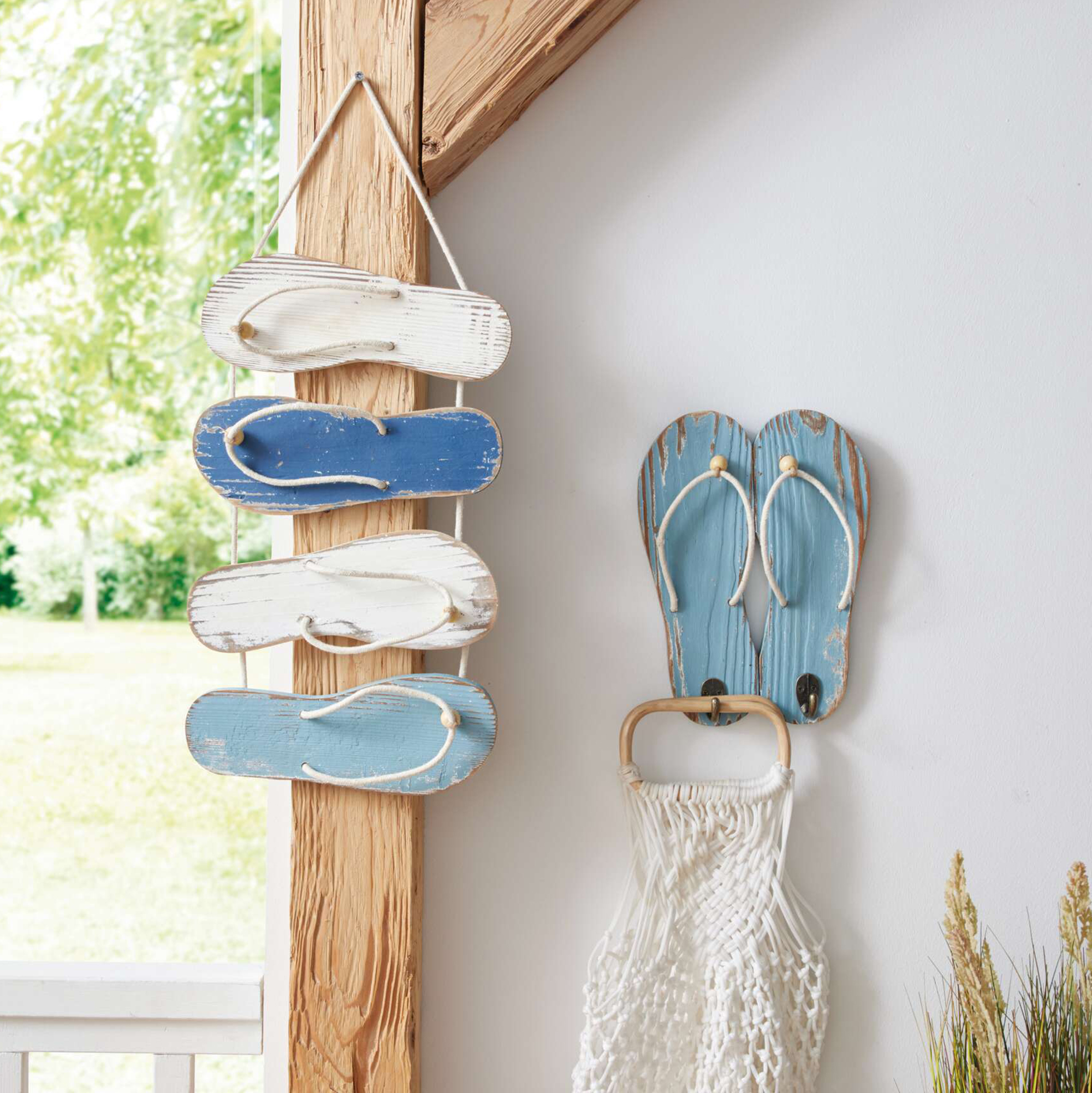 Wandhaken "Strandsandalen"  im Frank Flechtwaren Online Shop kaufen