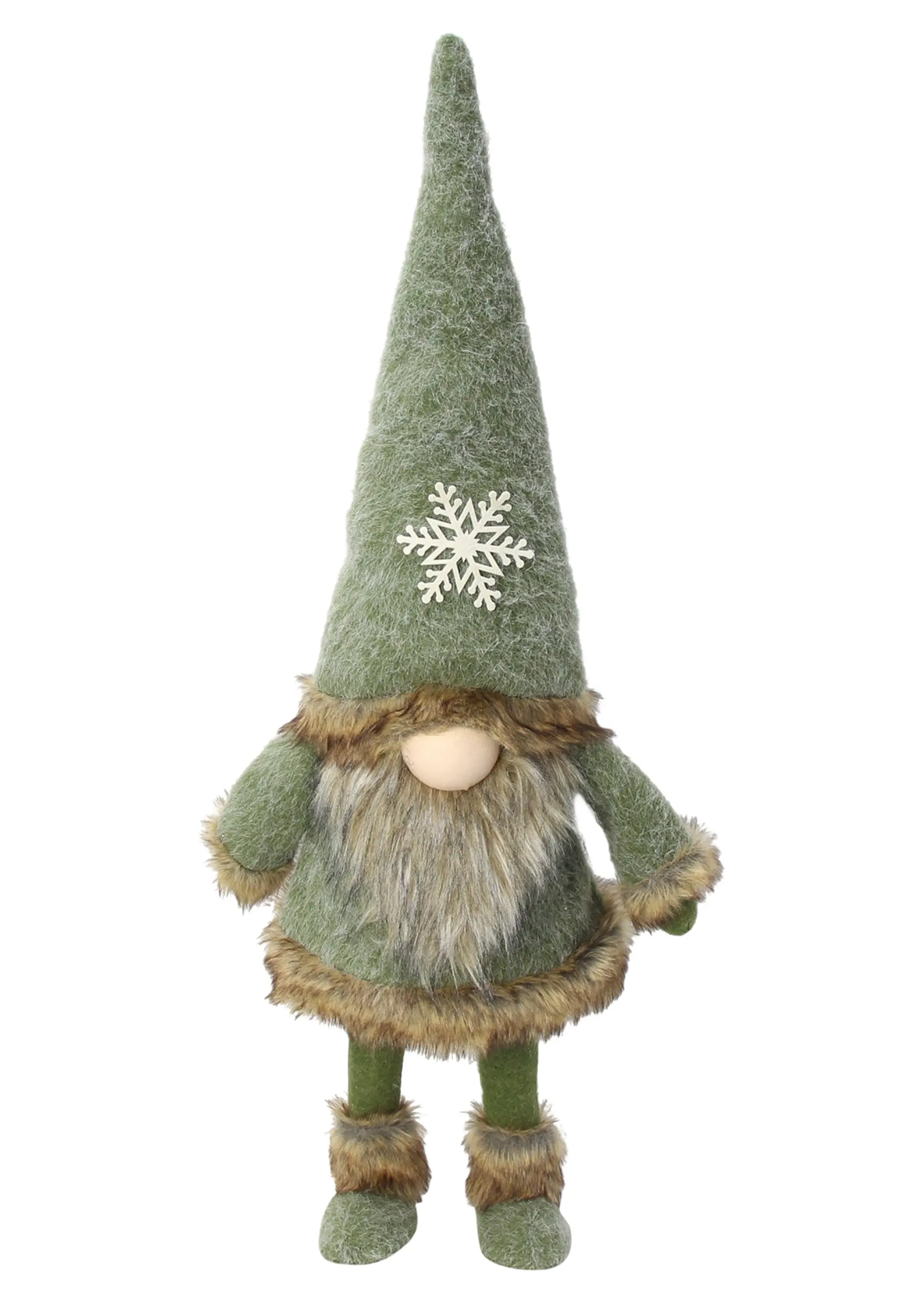 Großer Wichtel "Schneeflocke"  im Frank Flechtwaren Online Shop für Dekofiguren kaufen