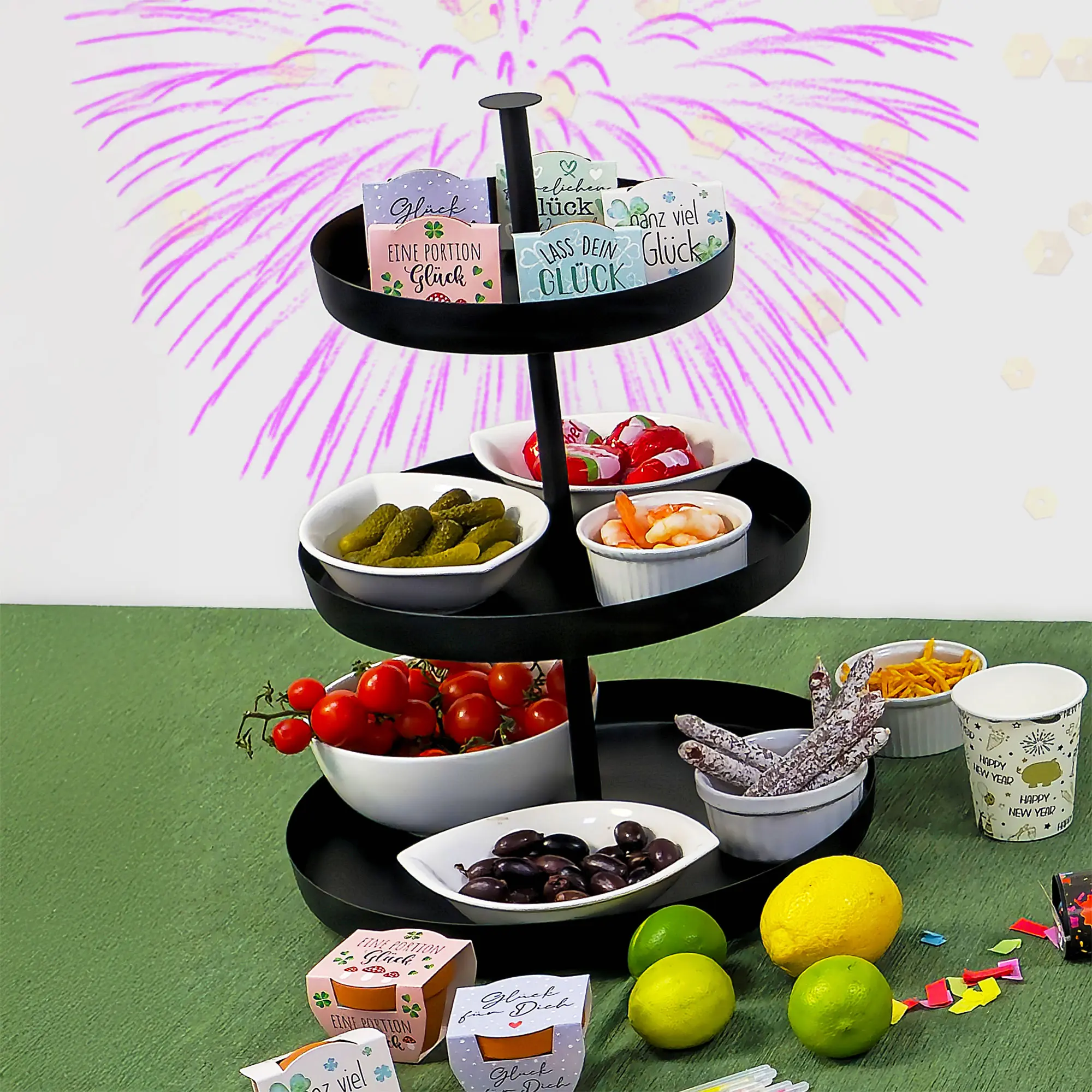 Etagere "Black"  im Frank Flechtwaren Online Shop kaufen