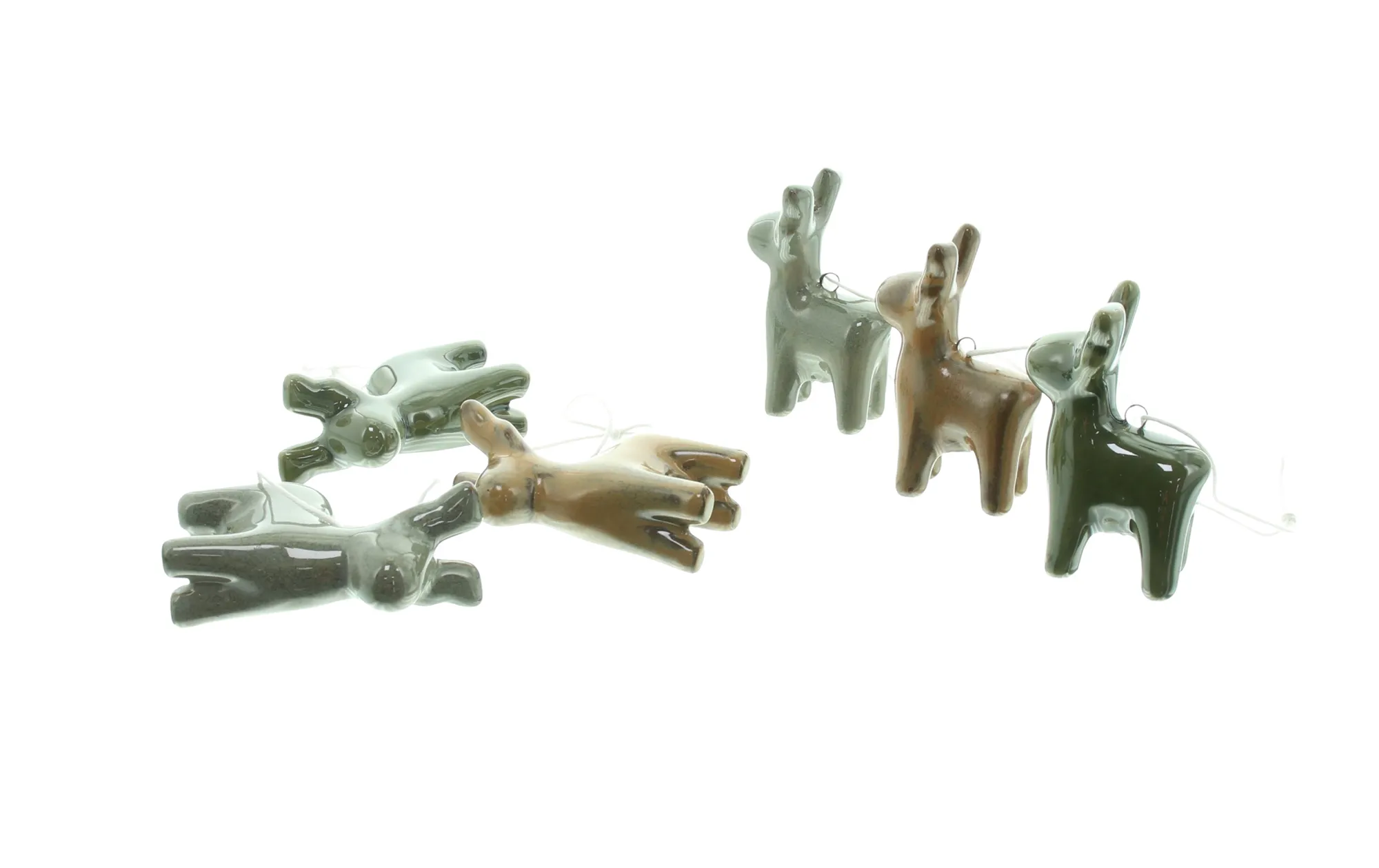 Deko-Hänger "Rentier", 6er Set  im Frank Flechtwaren Online Shop für Dekohänger  kaufen