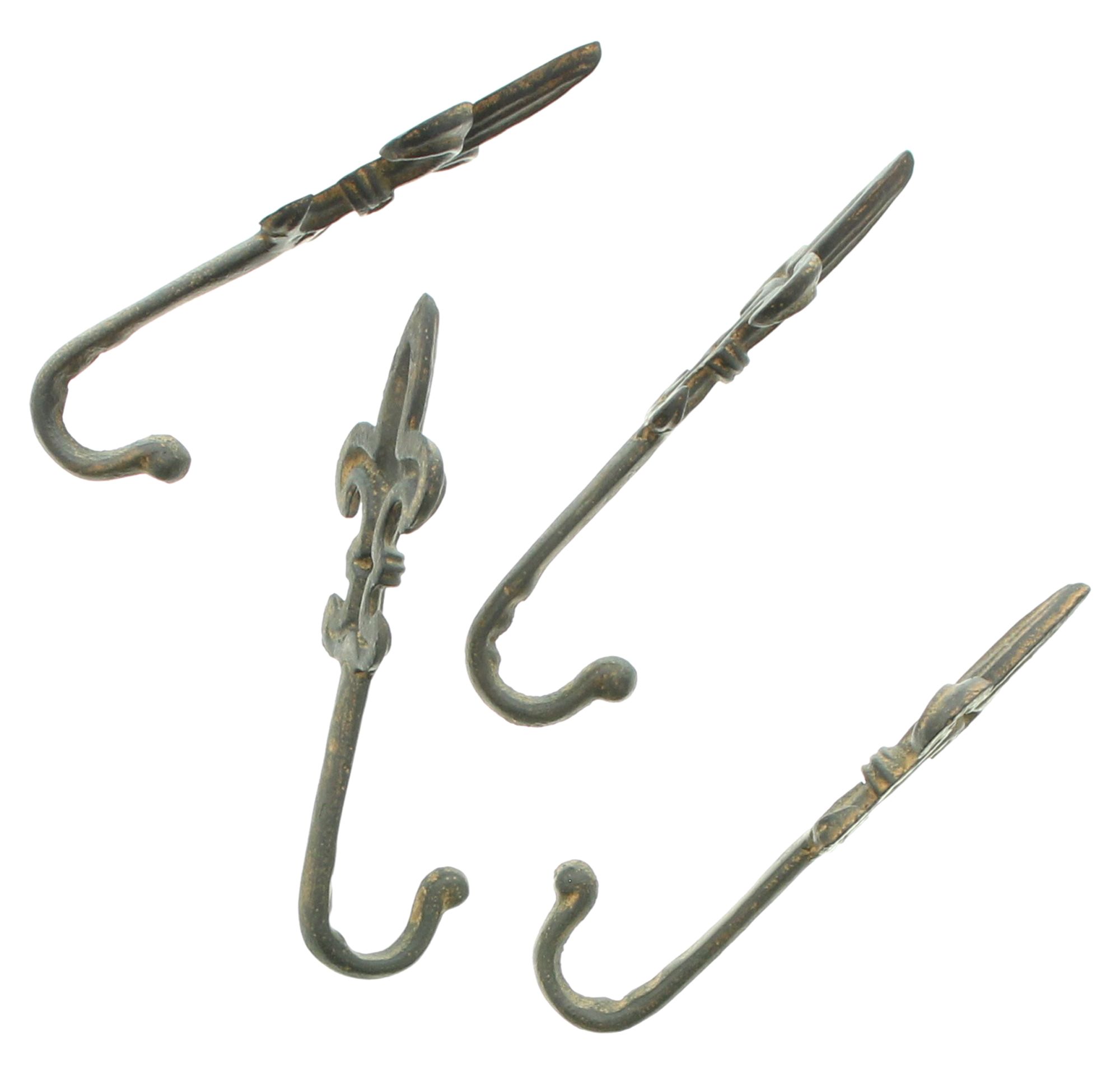 Dekohaken "Antik", 4er Set im Frank Flechtwaren Online Shop für Badezimmer kaufen Dekohaken "Antik", 4er Set im Frank Flechtwaren Online Shop für Badezimmer kaufen