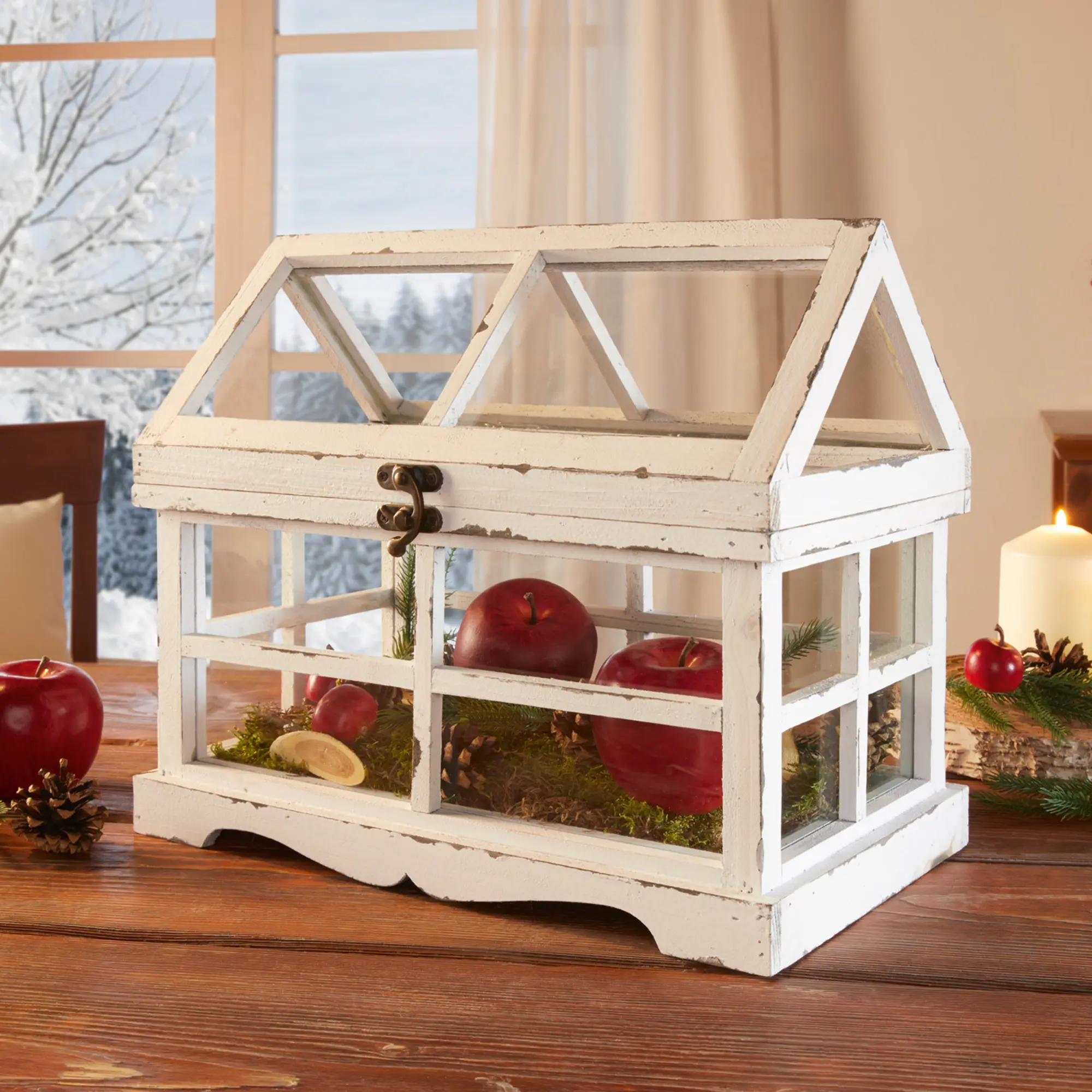 Gewächshaus "Shabby"  im Frank Flechtwaren Online Shop für Ostern kaufen