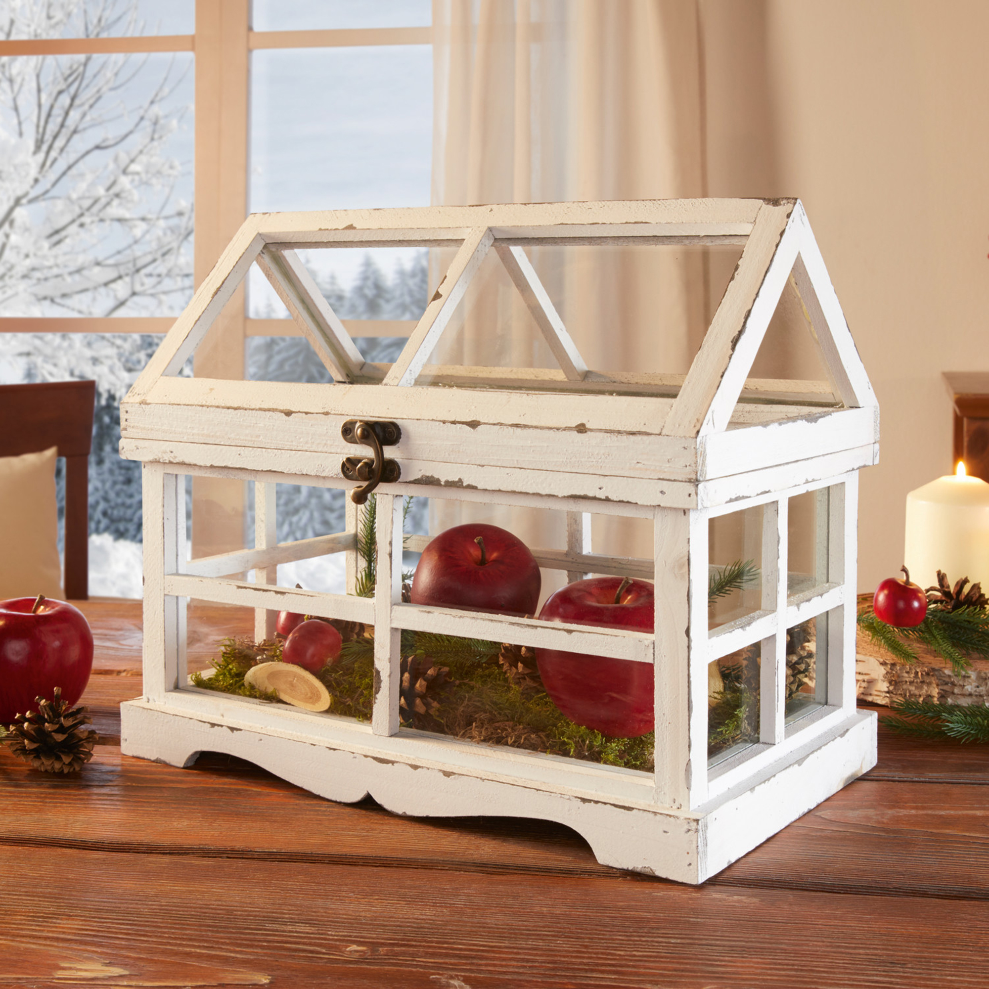 Gewächshaus "Shabby" im Frank Flechtwaren Online Shop für Ostern kaufen Gewächshaus "Shabby" im Frank Flechtwaren Online Shop für Ostern kaufen