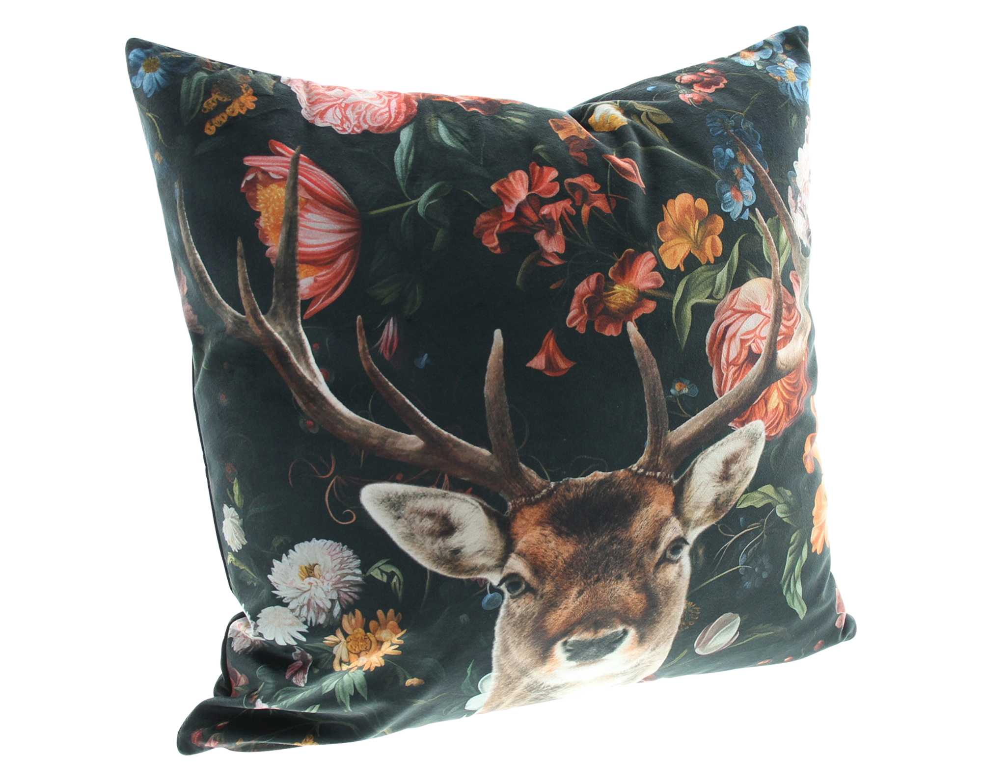 Kissenhülle "Blumenhirsch" im Frank Flechtwaren Online Shop für Kissenhüllen kaufen Kissenhülle "Blumenhirsch" im Frank Flechtwaren Online Shop für Kissenhüllen kaufen
