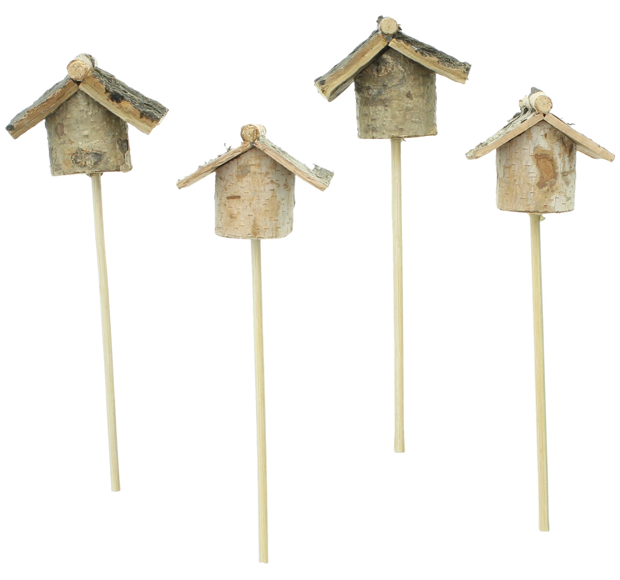 Stecker "Häuschen", 4er Set im Frank Flechtwaren Online Shop für Ostern kaufen Stecker "Häuschen", 4er Set im Frank Flechtwaren Online Shop für Ostern kaufen