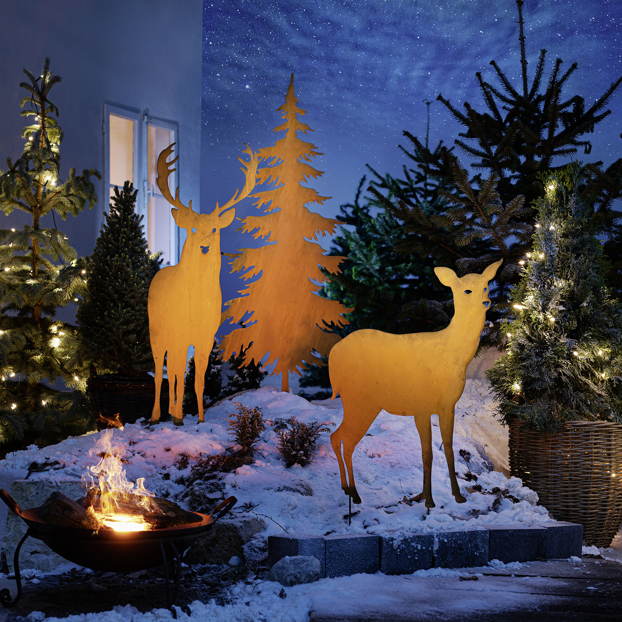 Gartenstecker "Hirsch" im Frank Flechtwaren Online Shop für Weihnachten kaufen Gartenstecker "Hirsch" im Frank Flechtwaren Online Shop für Weihnachten kaufen