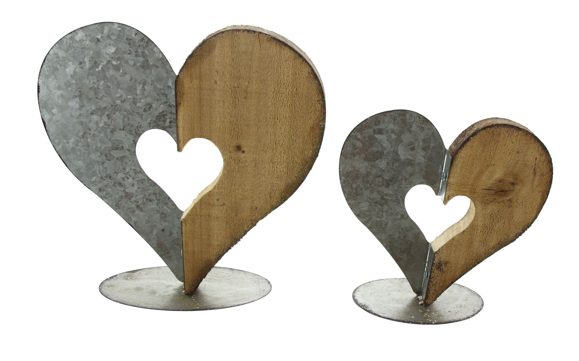 Acheter Lot de 2 cœurs de décoration "mixe" dans la boutique en ligne de Frank Flechtwaren pour Automne Acheter Lot de 2 cœurs de décoration "mixe" dans la boutique en ligne de Frank Flechtwaren pour Automne