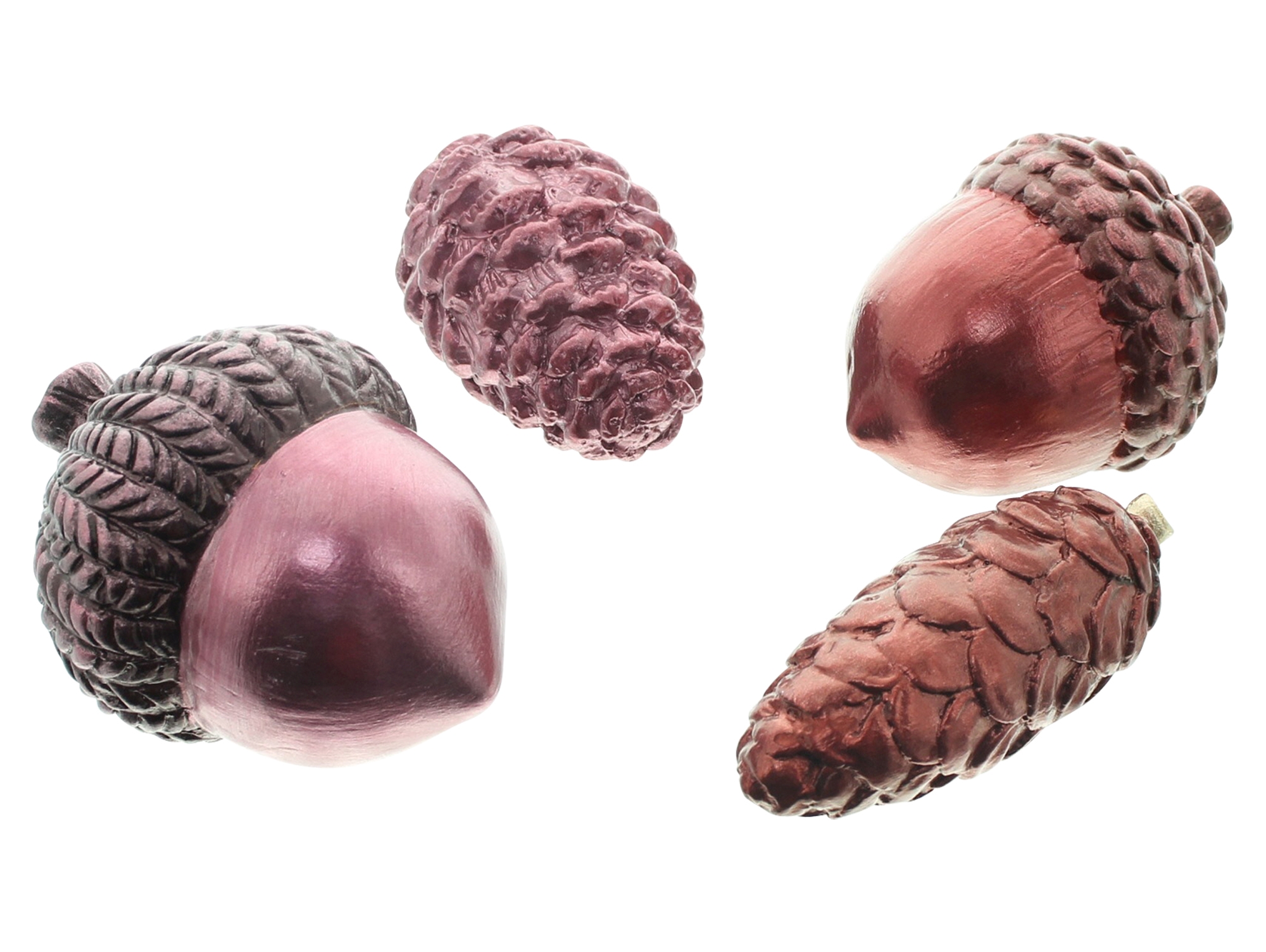Weihnachtsdeko "Mauve", 4er Set  im Frank Flechtwaren Online Shop kaufen