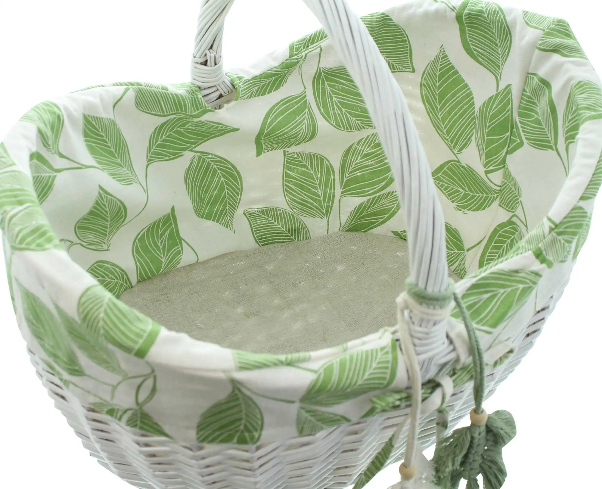 Einkaufskorb "Blätter"  im Frank Flechtwaren Online Shop für Küche kaufen