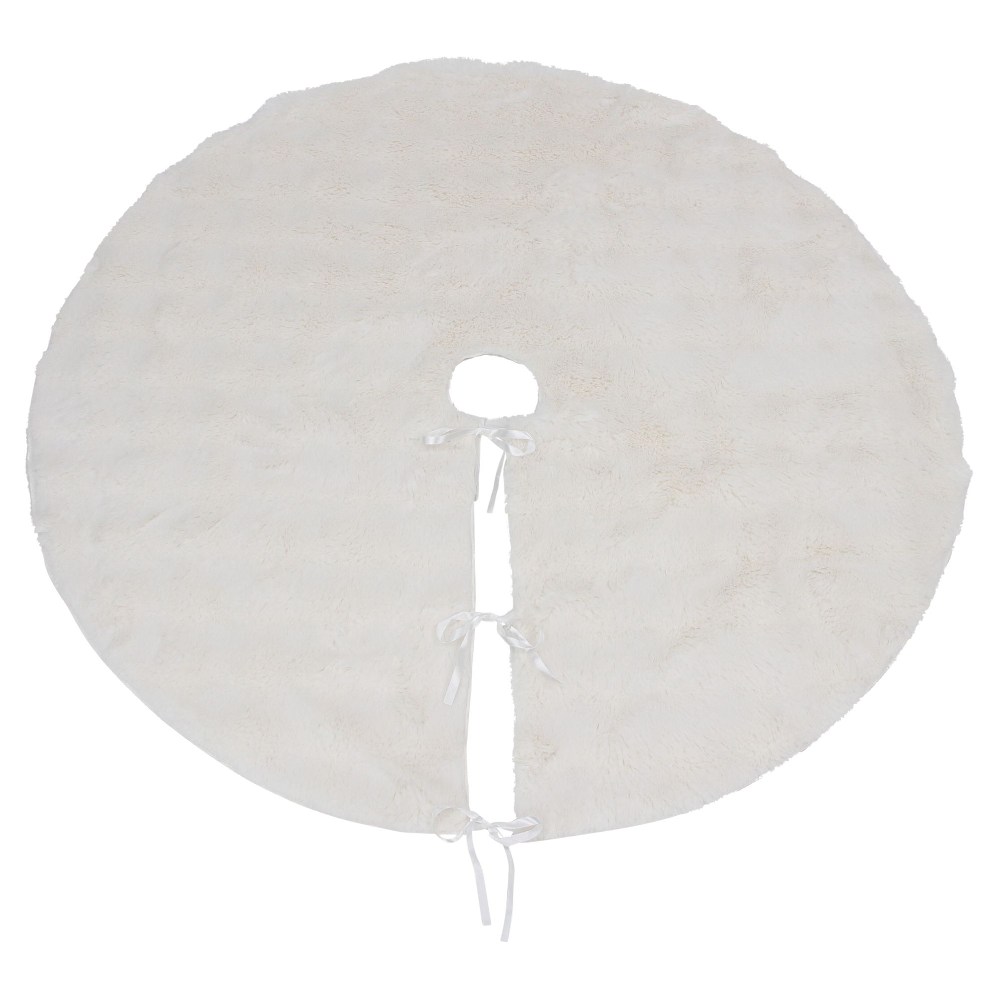 Christbaumdecke "White Bubbles"  im Frank Flechtwaren Online Shop für Baumschmuck kaufen