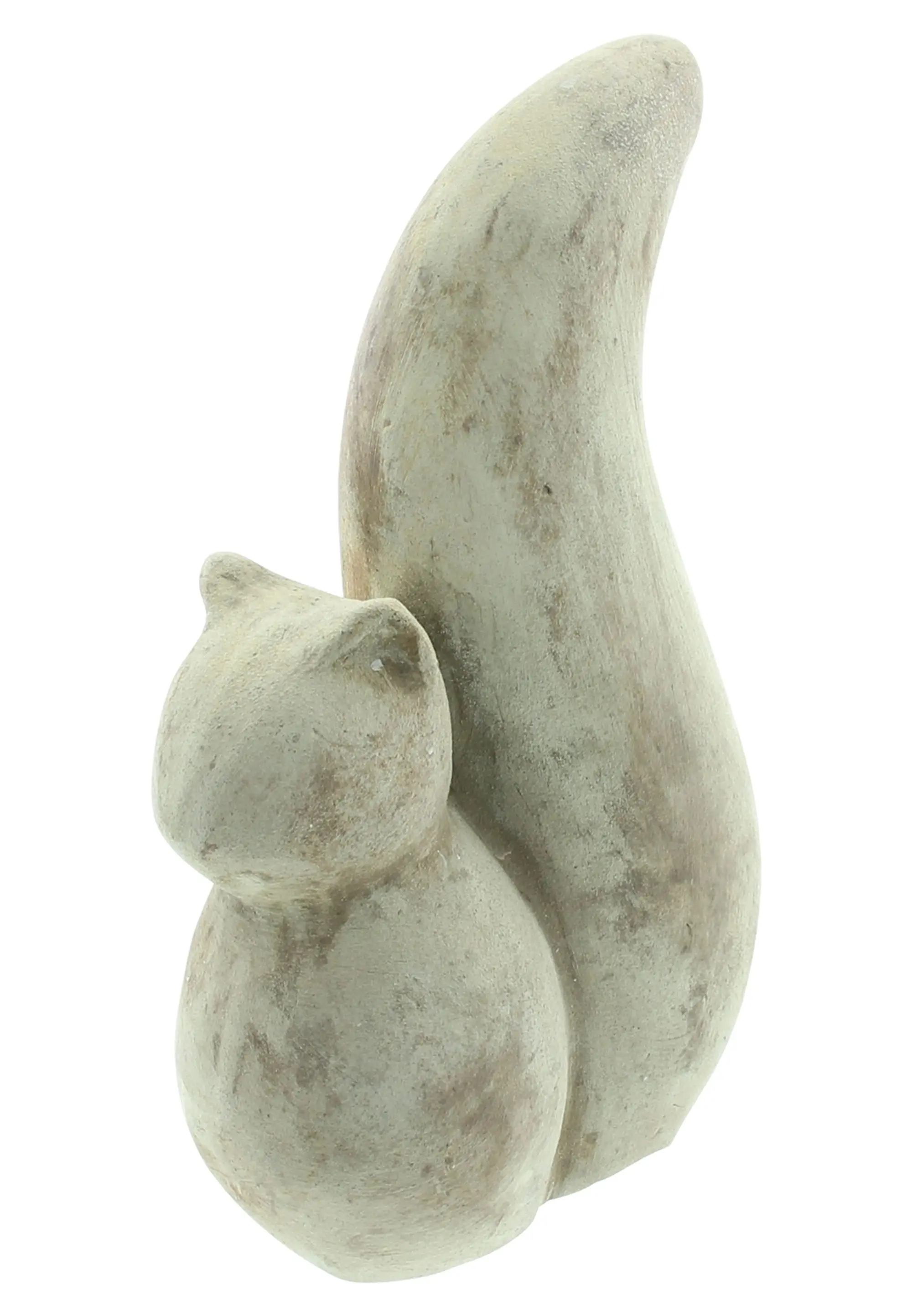 Terracotta-Eichhörnchen "Emil"  im Frank Flechtwaren Online Shop für Gartenfiguren kaufen