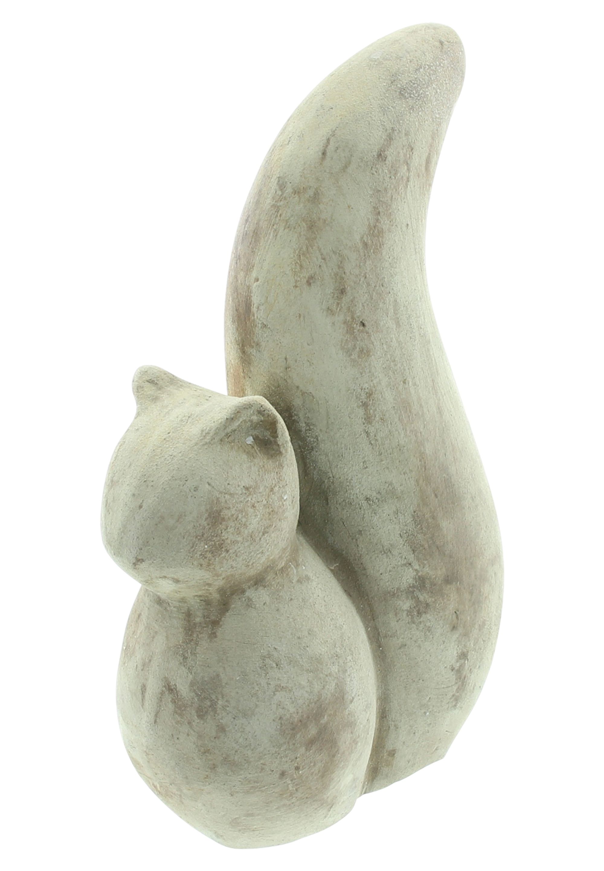 Terracotta-Eichhörnchen "Emil"  im Frank Flechtwaren Online Shop für Herbst kaufen