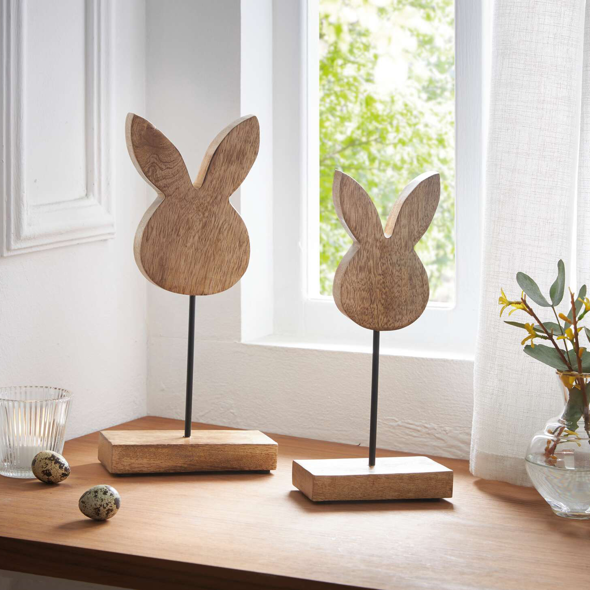 Osterdeko "Hase", 2er Set im Frank Flechtwaren Online Shop für Ostern kaufen Osterdeko "Hase", 2er Set im Frank Flechtwaren Online Shop für Ostern kaufen