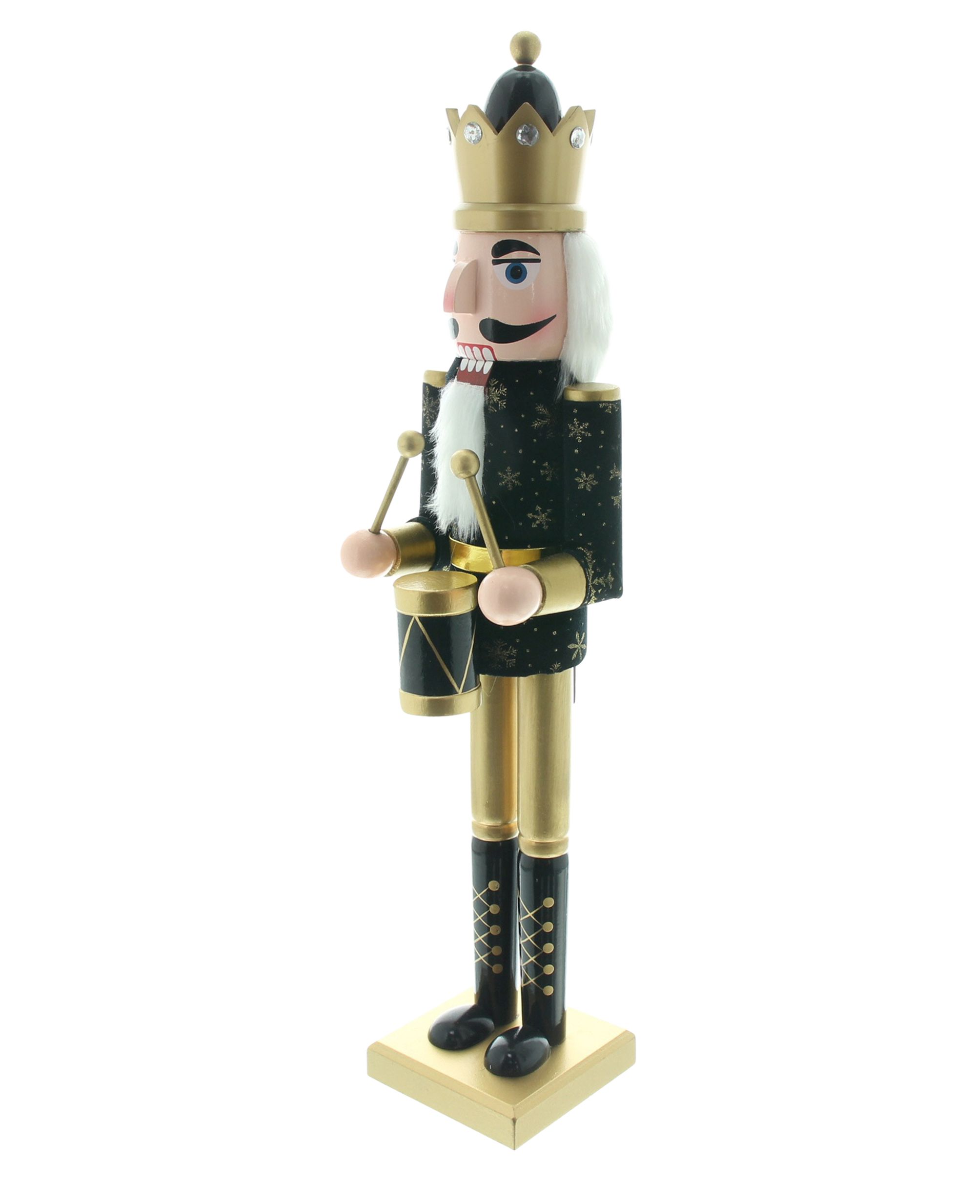Deko-Nussknacker "King Drum"  im Frank Flechtwaren Online Shop für Weihnachtliche Dekofiguren kaufen