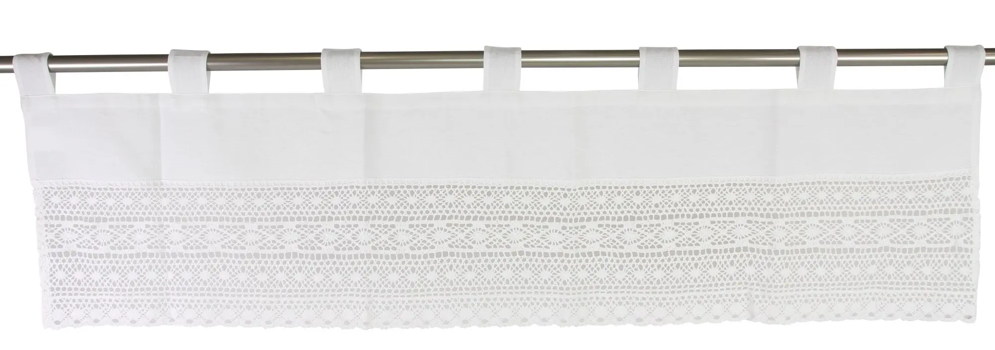 Fenstervorhang "Häkelzierde"  im Frank Flechtwaren Online Shop für Fenstervorhänge kaufen