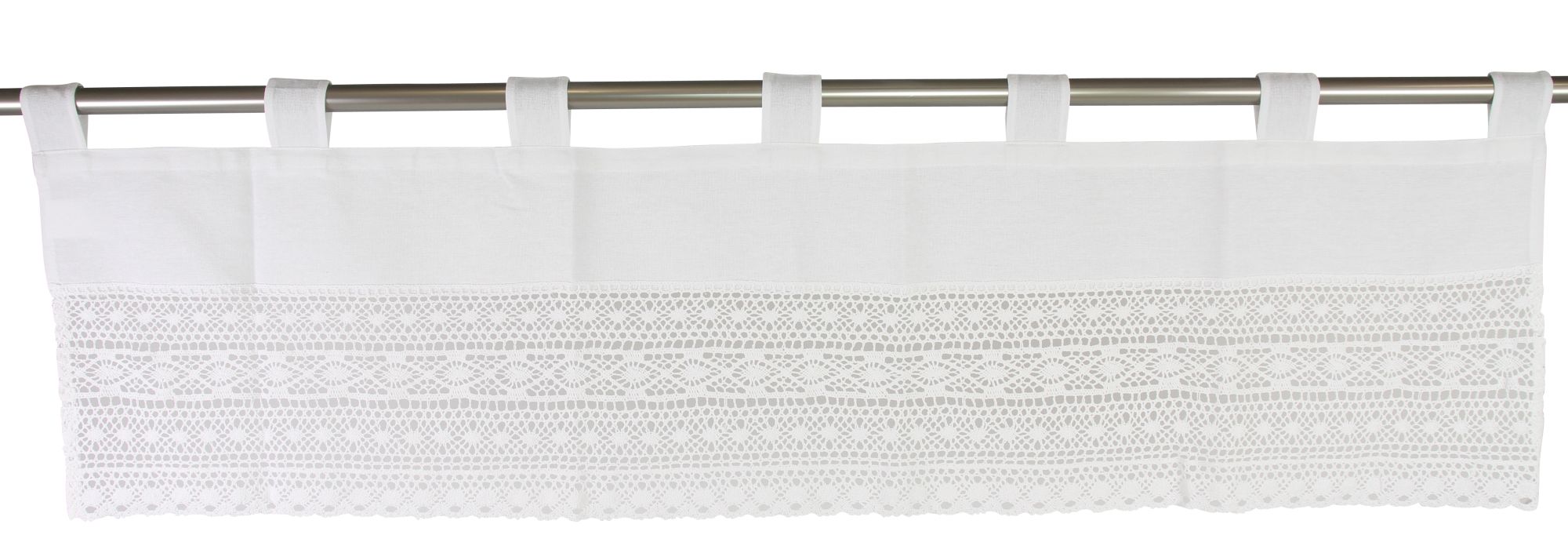 Fenstervorhang "Häkelzierde"  im Frank Flechtwaren Online Shop für Fenstervorhänge kaufen