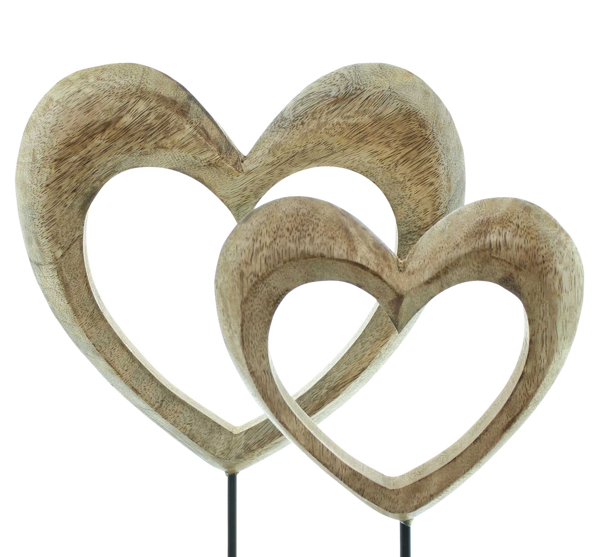 Holzdeko "Herz", 2er Set im Frank Flechtwaren Online Shop für Ostern kaufen Holzdeko "Herz", 2er Set im Frank Flechtwaren Online Shop für Ostern kaufen