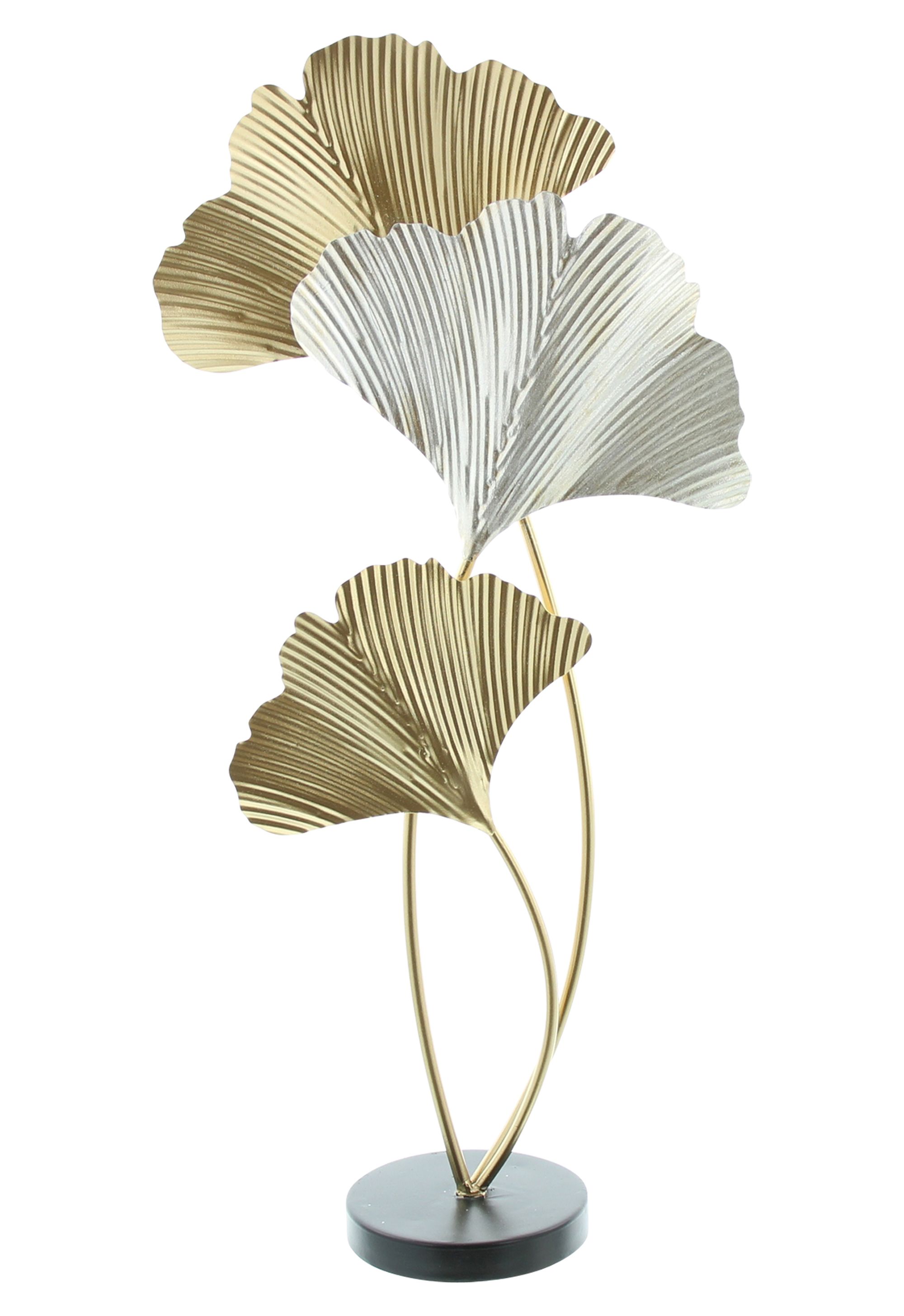 Metalldeko "Ginkgo"  im Frank Flechtwaren Online Shop für  kaufen